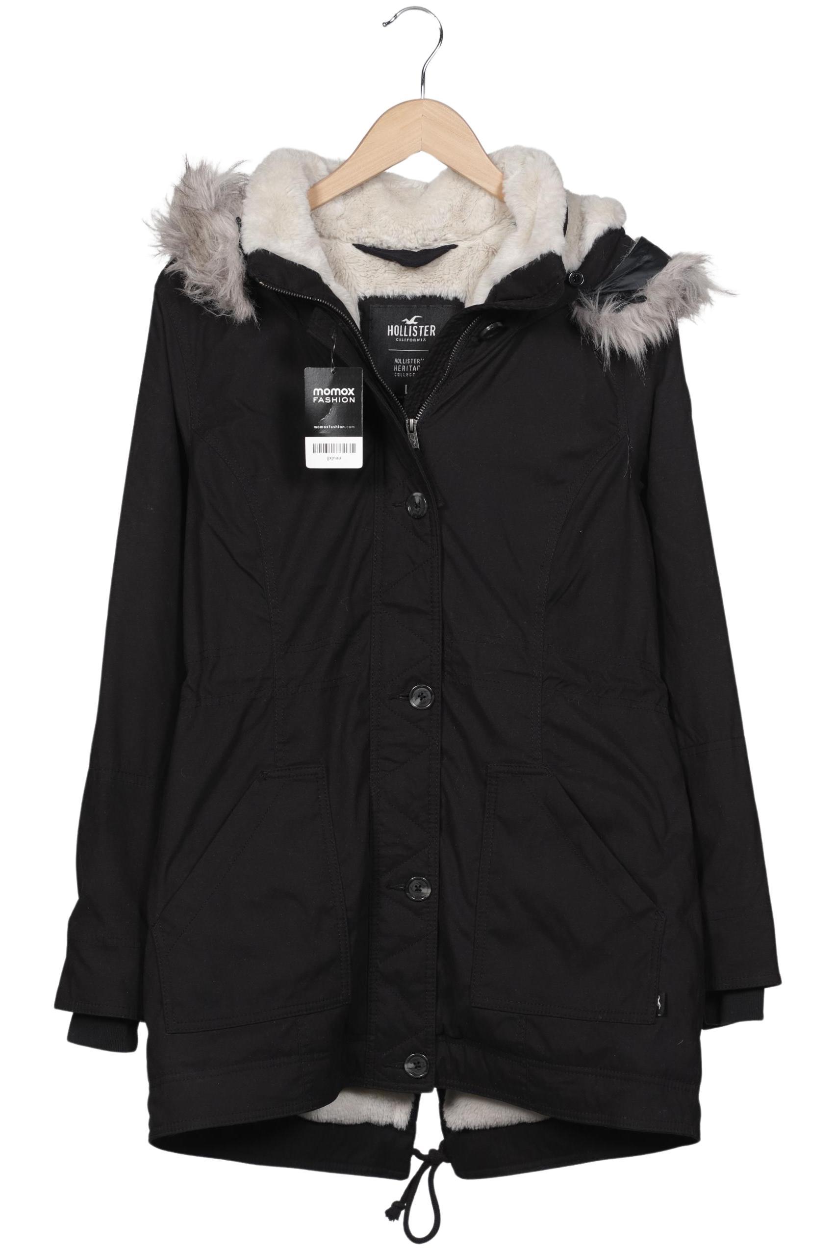 

Hollister Damen Mantel, schwarz, Gr. 42