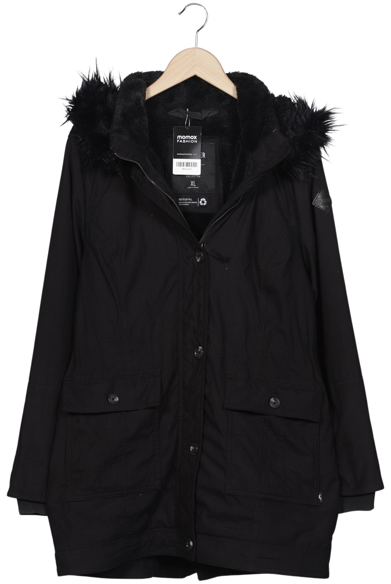 

Hollister Damen Mantel, schwarz, Gr. 44