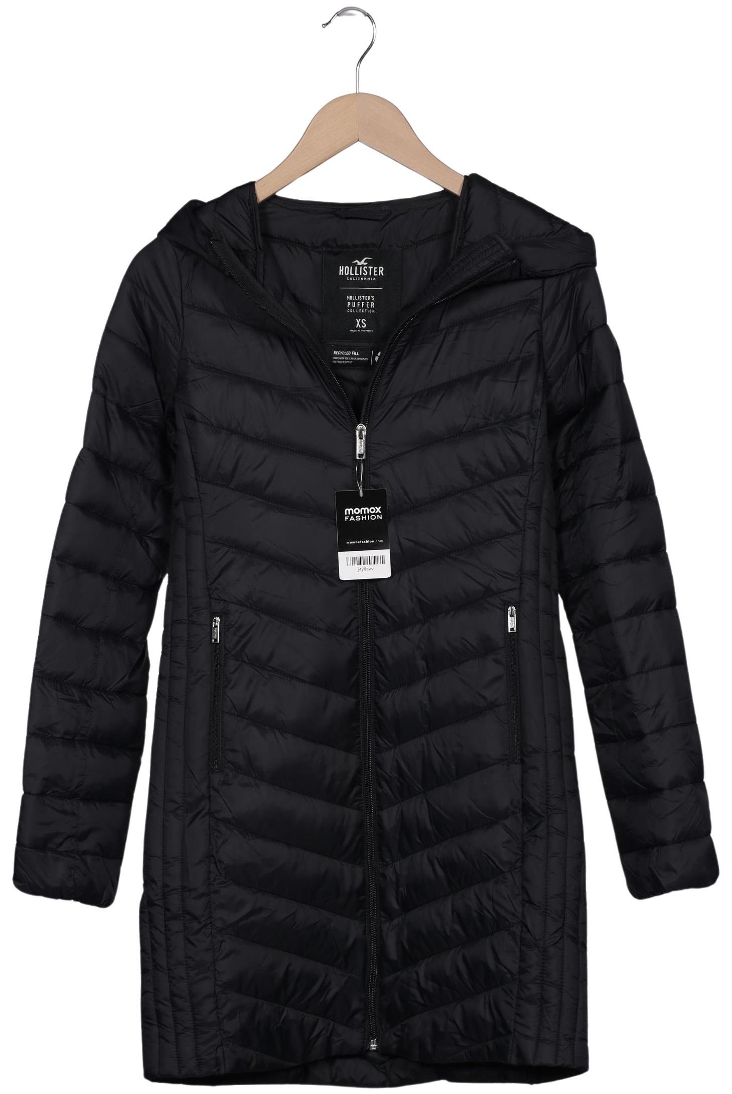 

Hollister Damen Mantel, schwarz, Gr. 34