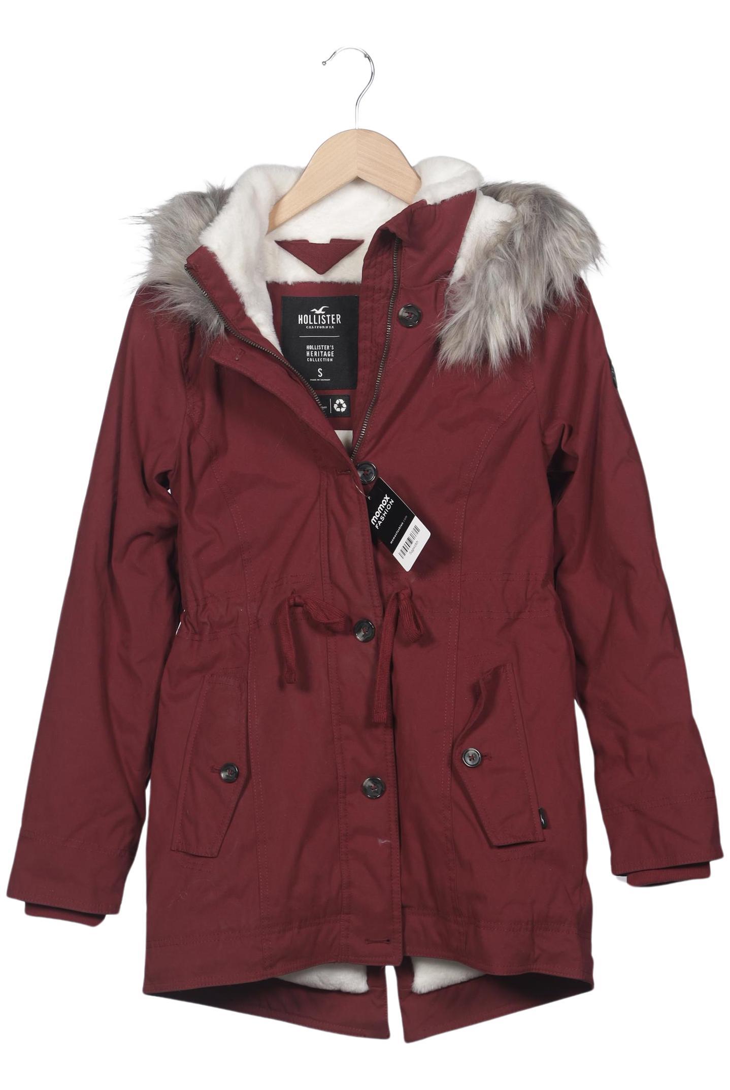 

Hollister Damen Mantel, bordeaux, Gr. 36