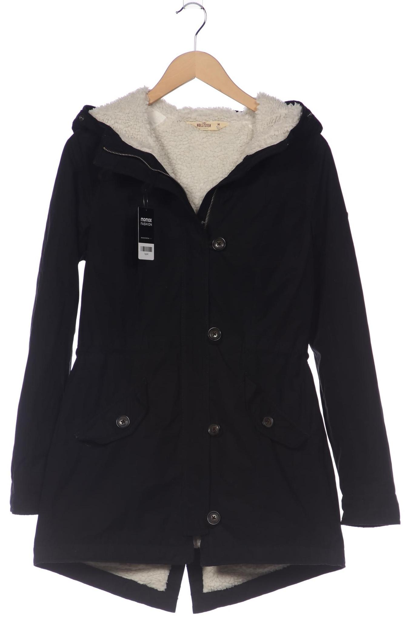 

Hollister Damen Mantel, schwarz, Gr. 38