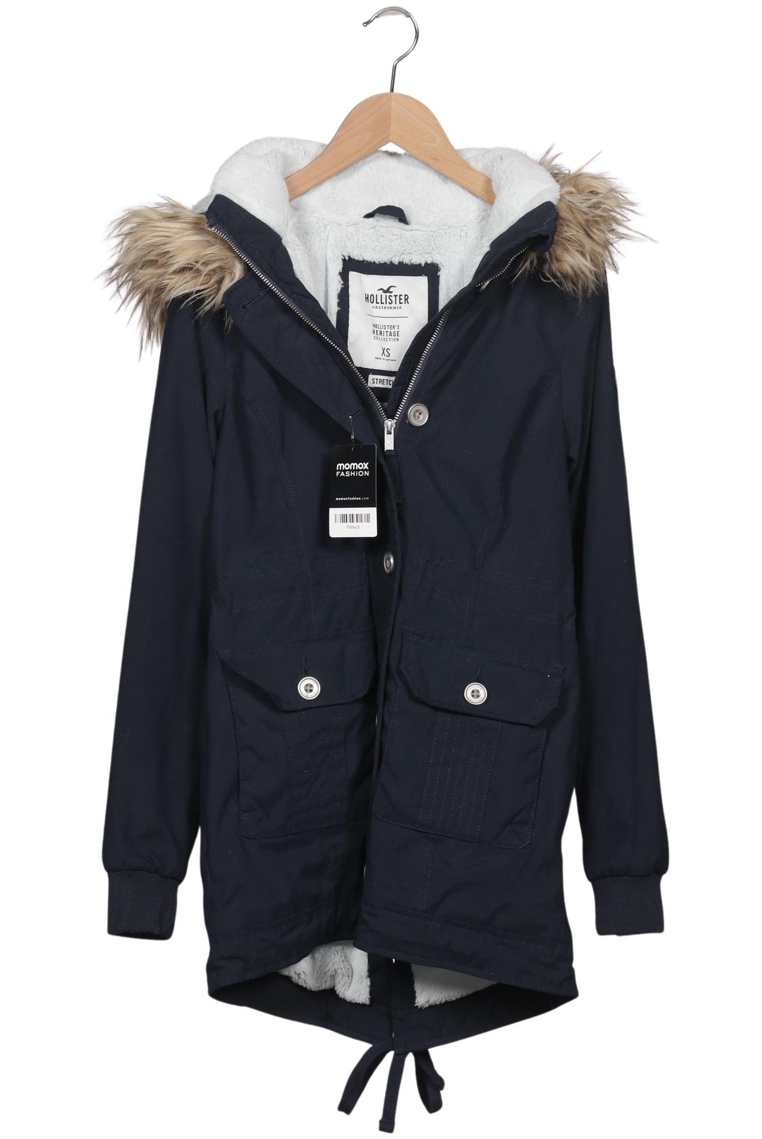 

Hollister Damen Mantel, marineblau, Gr. 34