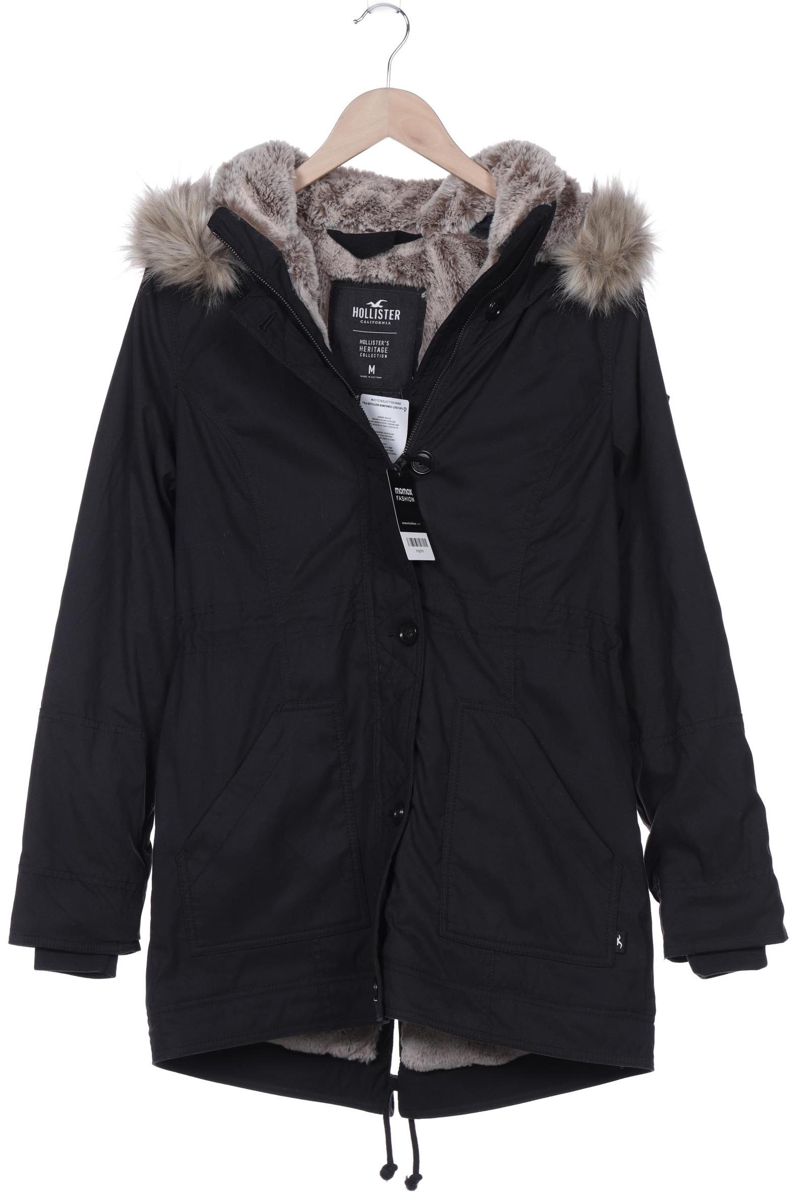 

Hollister Damen Mantel, schwarz, Gr. 38