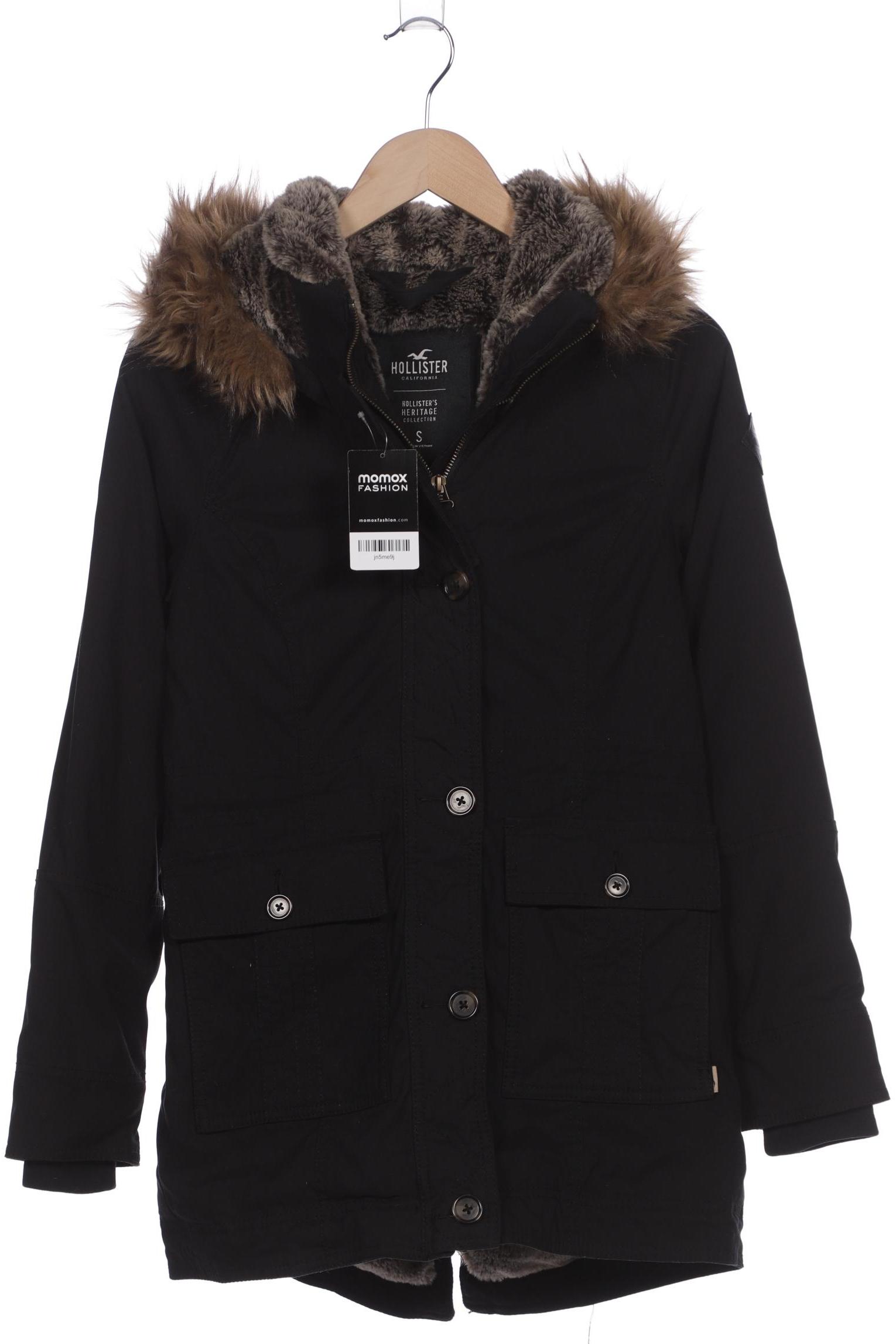

Hollister Damen Mantel, schwarz, Gr. 36