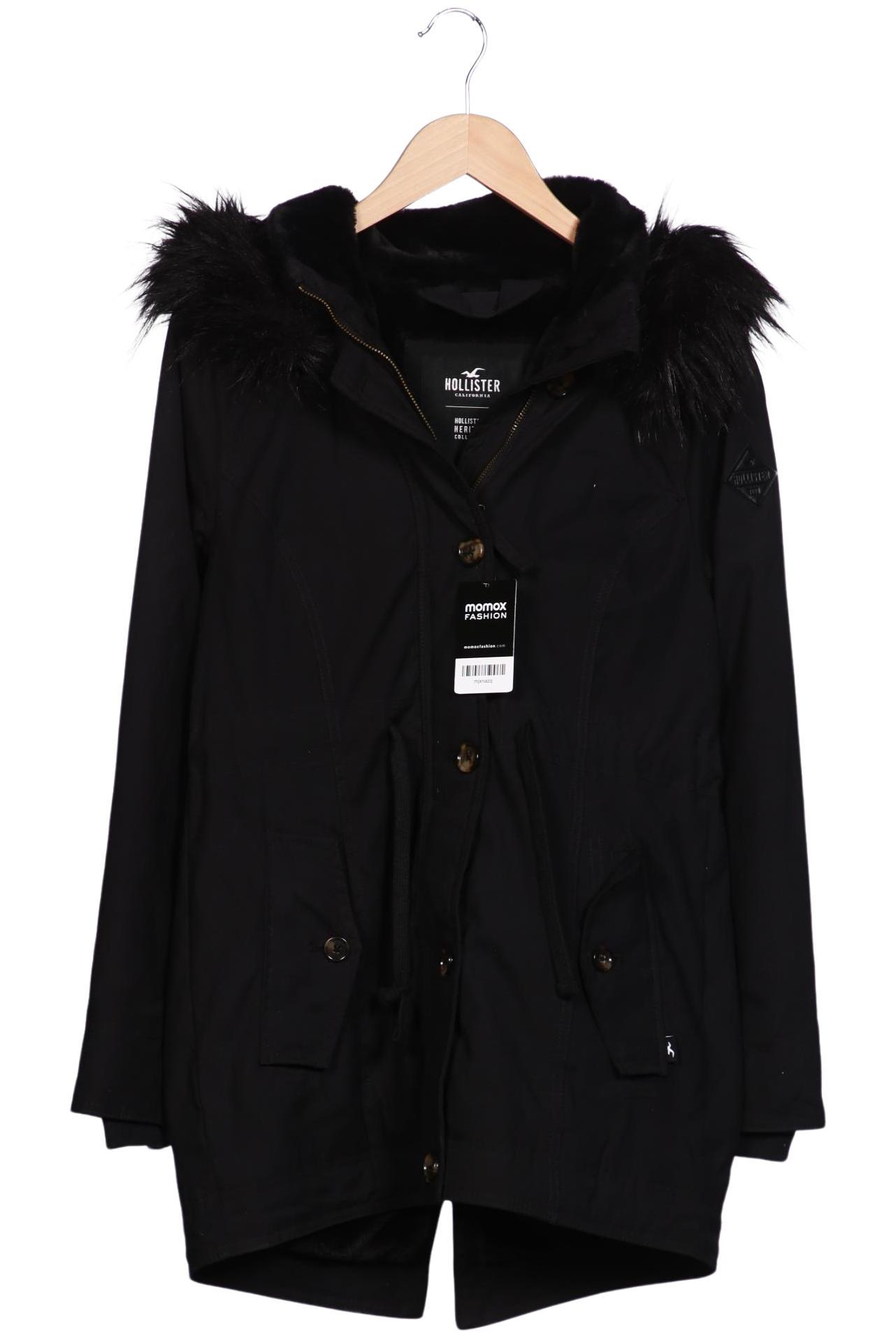 

Hollister Damen Mantel, schwarz, Gr. 36