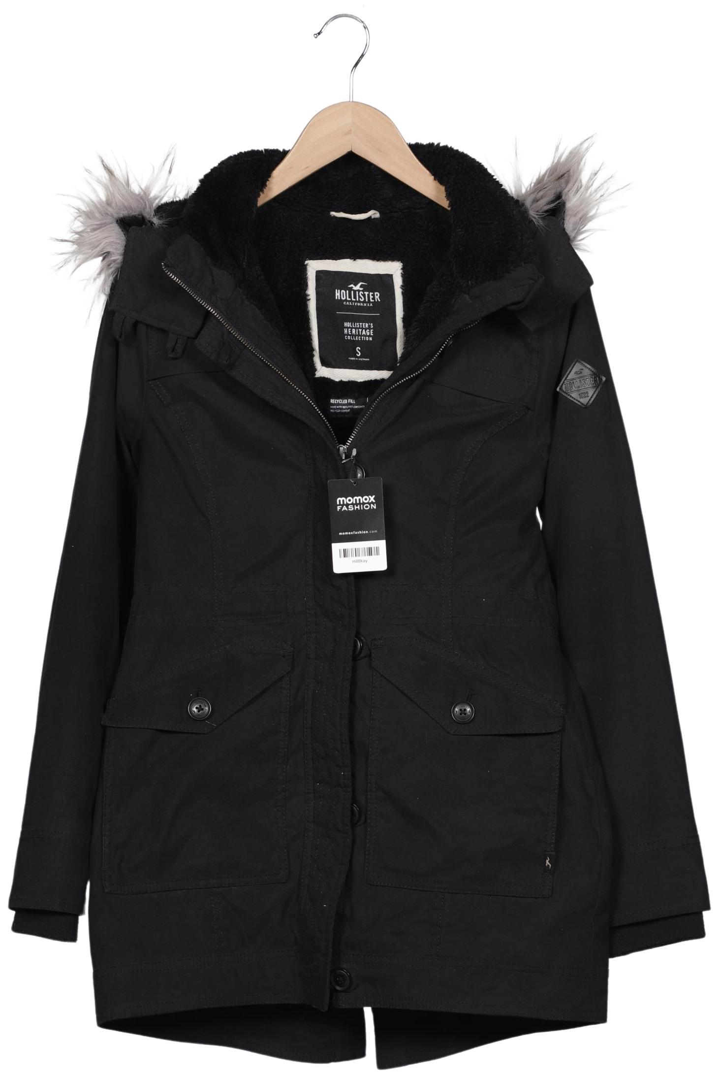 

Hollister Damen Mantel, schwarz, Gr. 36