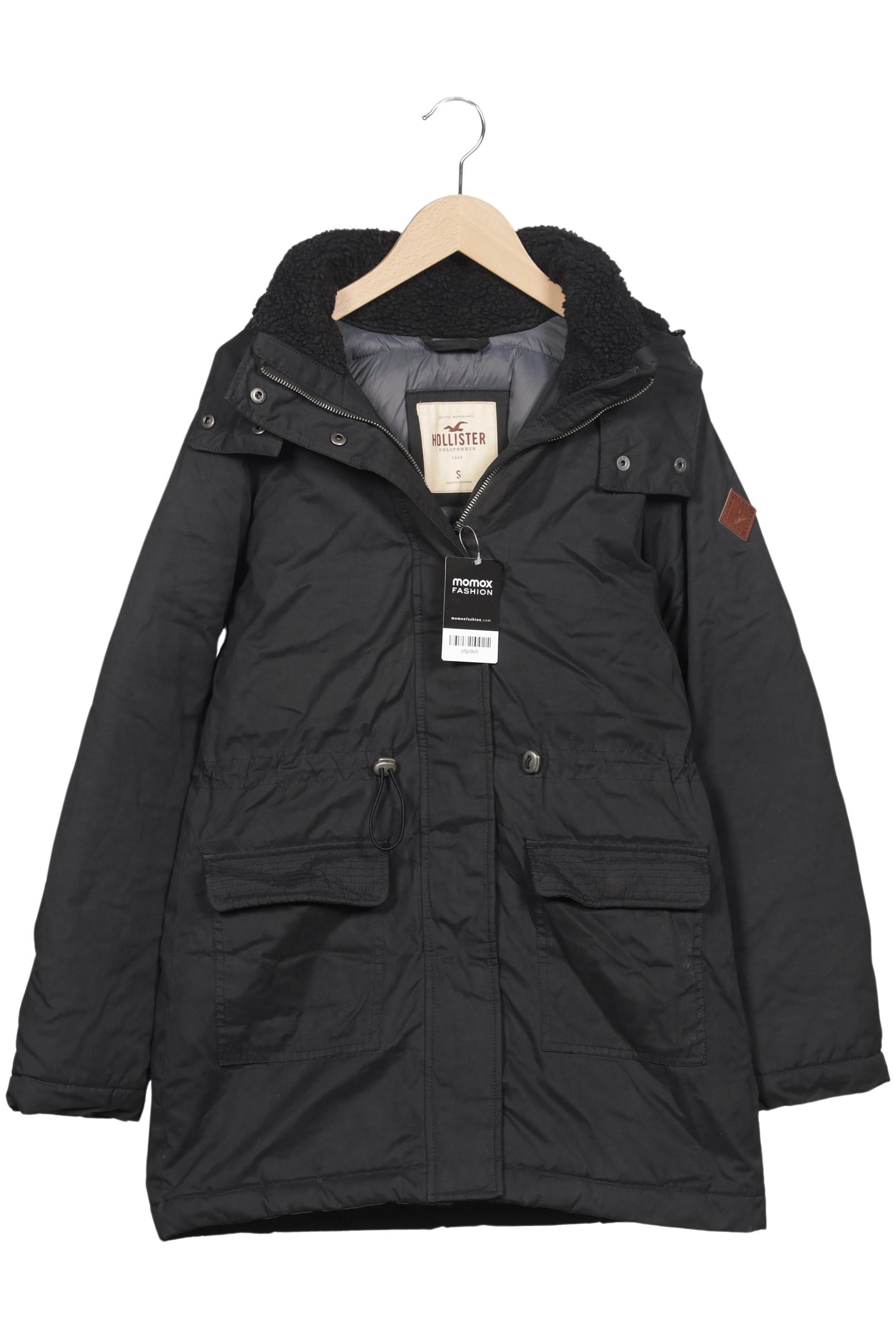 

Hollister Damen Mantel, schwarz, Gr. 36