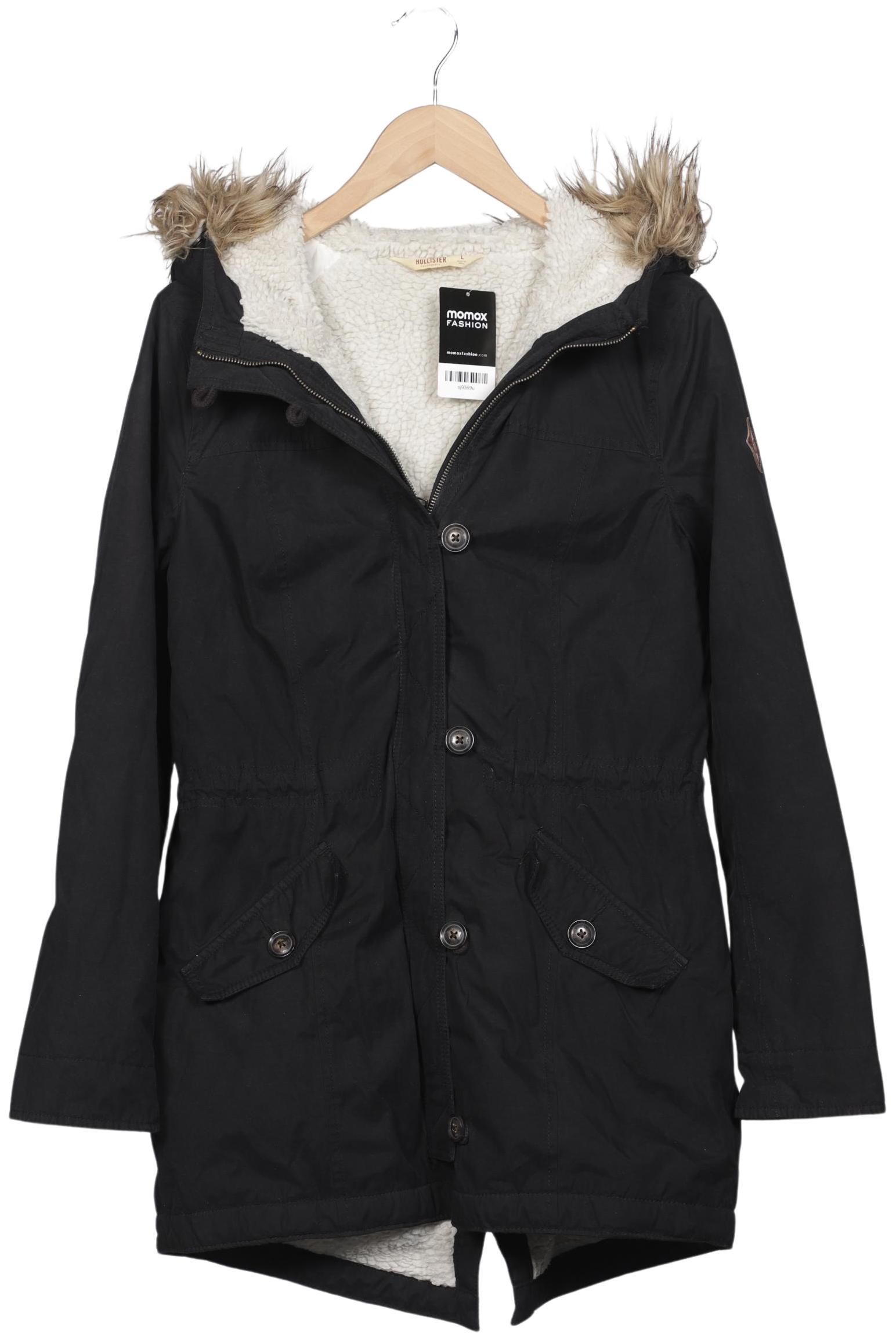 

Hollister Damen Mantel, schwarz, Gr. 42