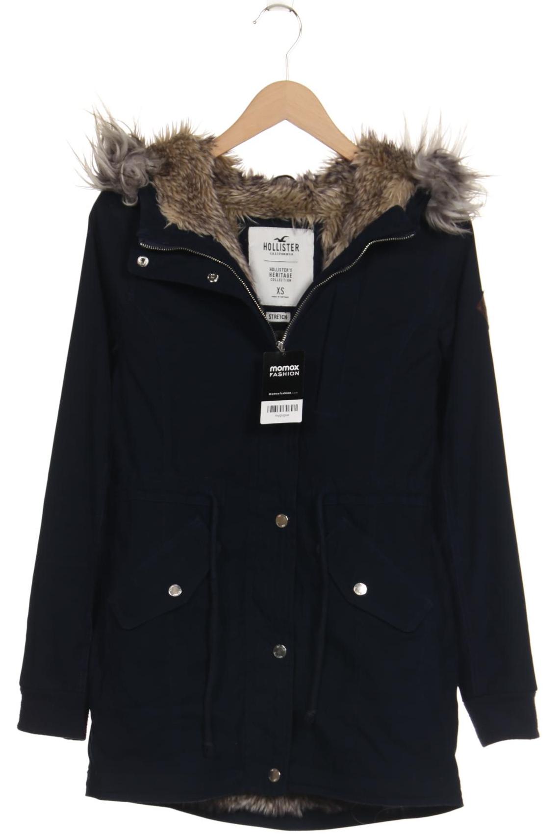 

Hollister Damen Mantel, marineblau, Gr. 34