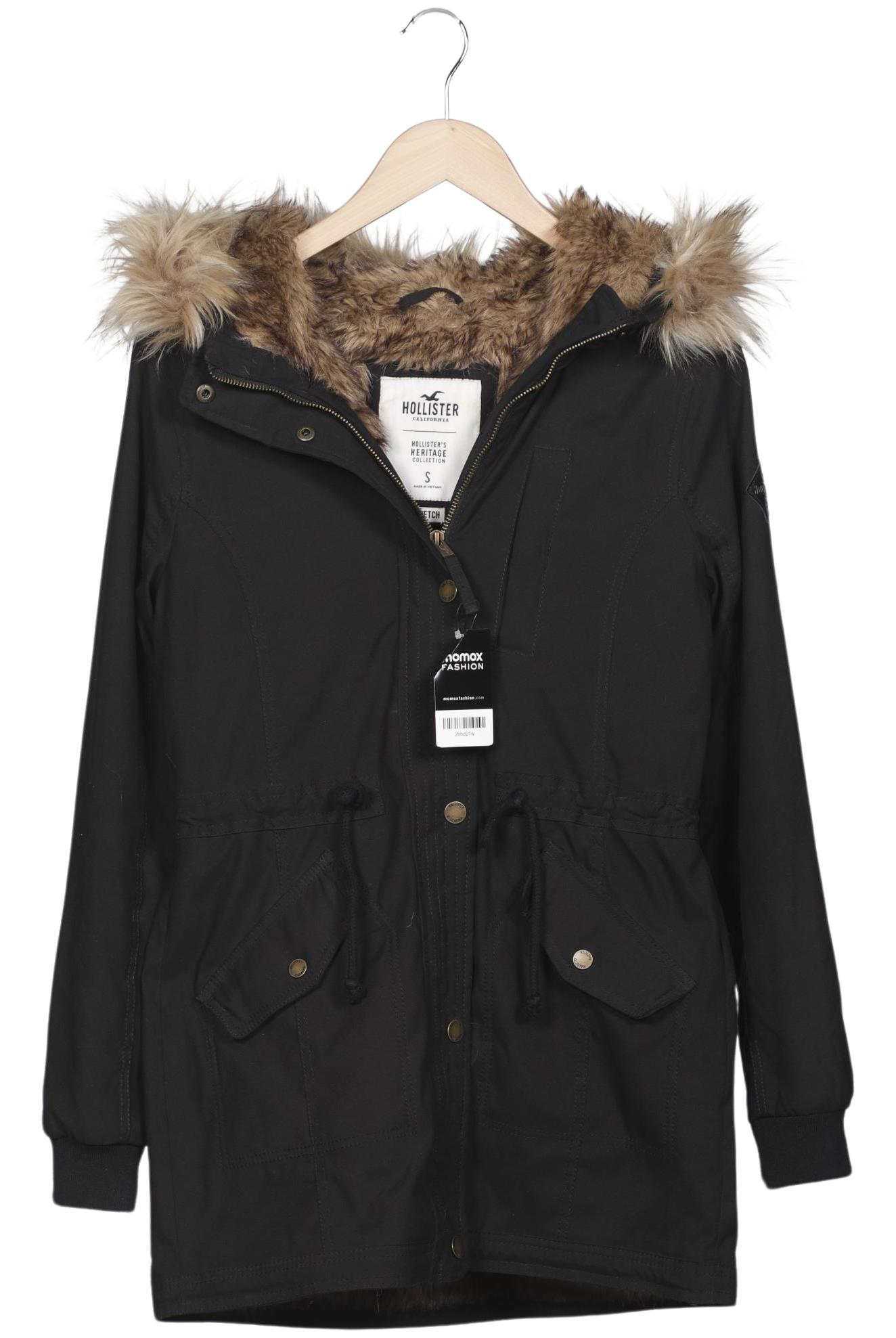 

Hollister Damen Mantel, schwarz, Gr. 36