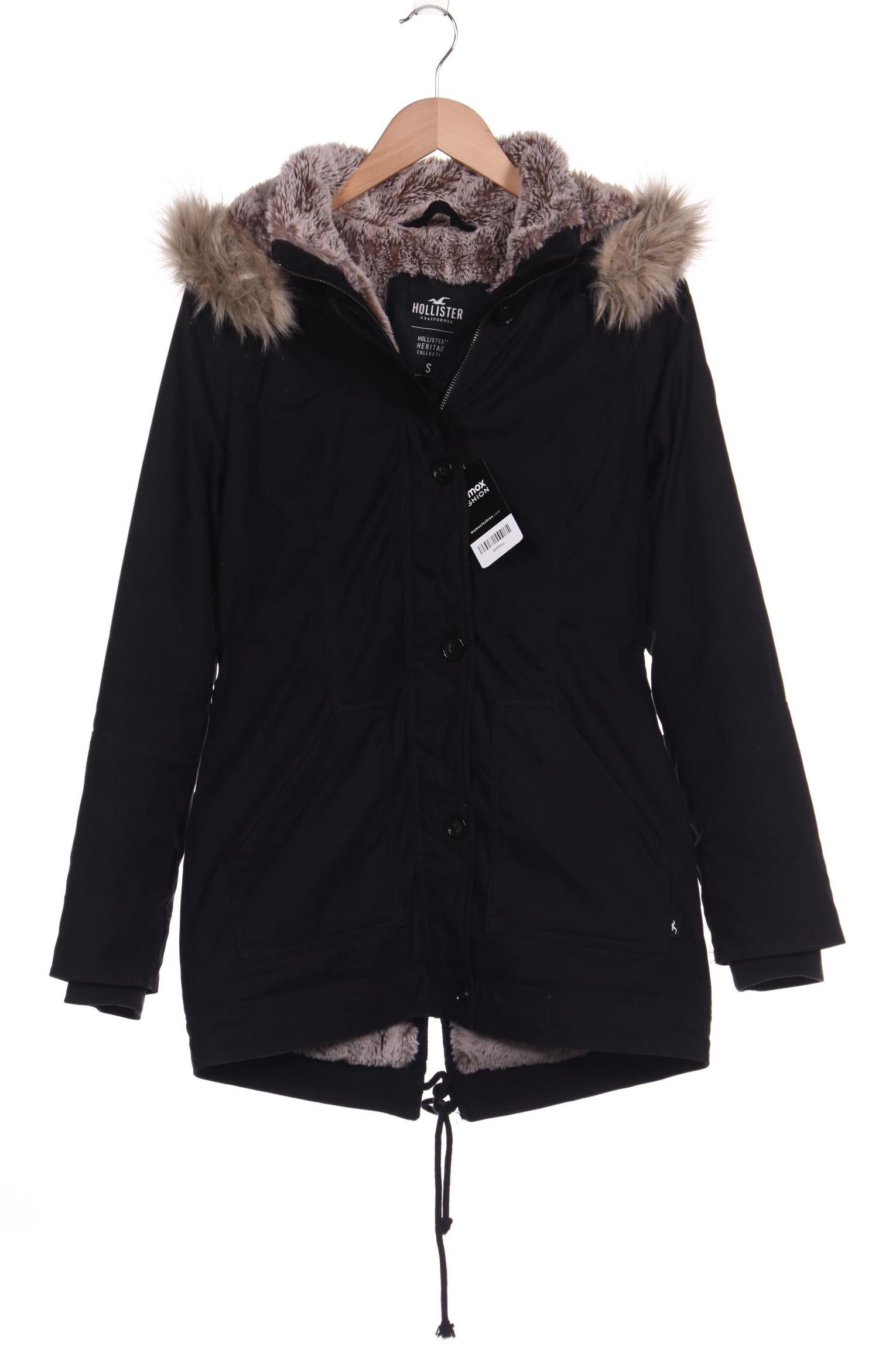 

Hollister Damen Mantel, schwarz, Gr. 36