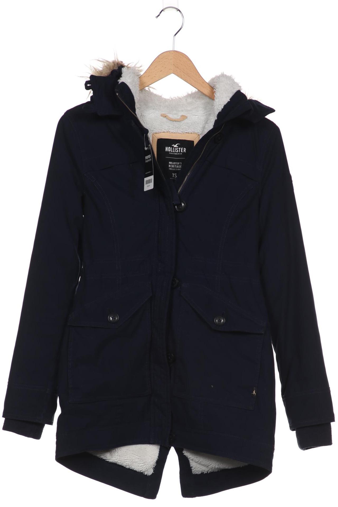 

Hollister Damen Mantel, marineblau, Gr. 34