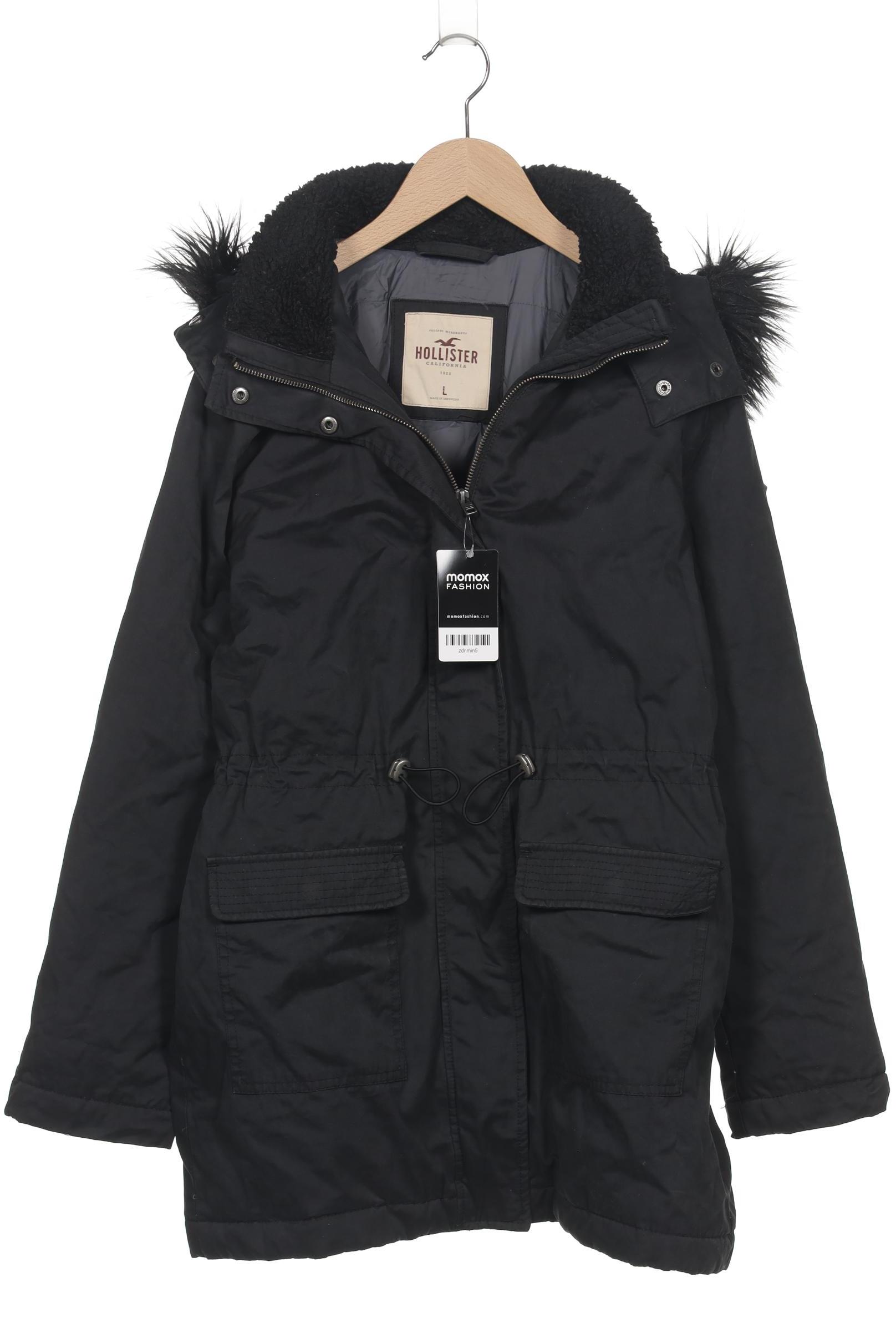 

Hollister Damen Mantel, schwarz, Gr. 42