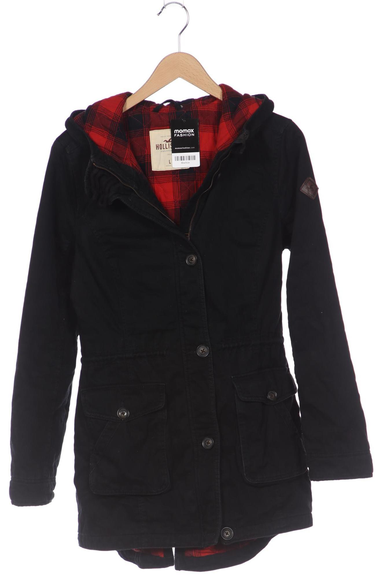 

Hollister Damen Mantel, schwarz, Gr. 42