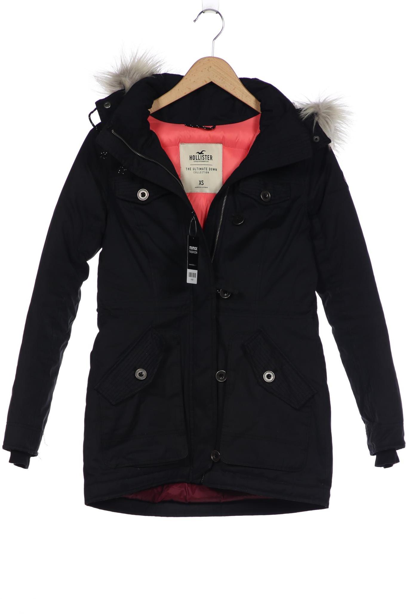 

Hollister Damen Mantel, schwarz, Gr. 34