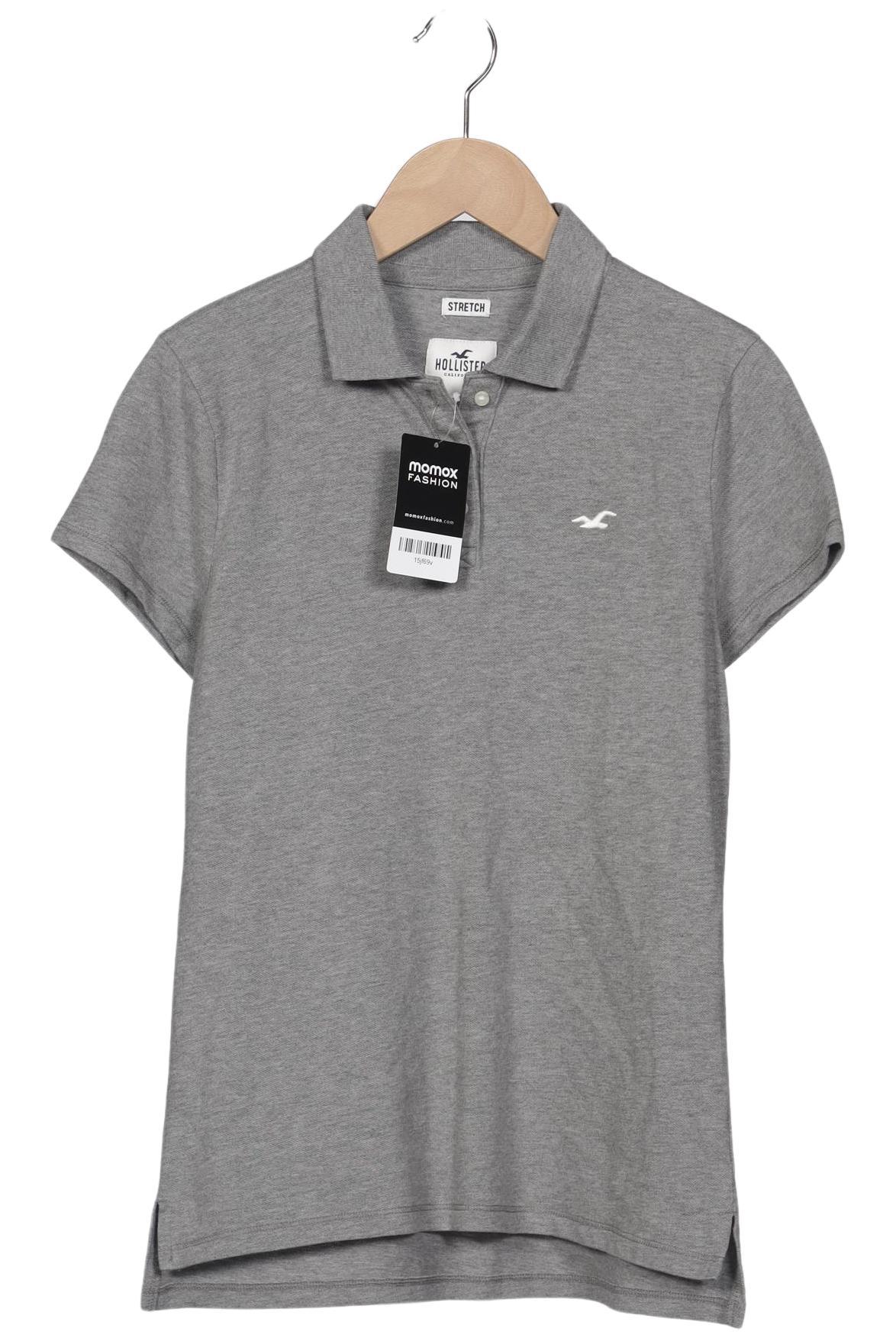 

Hollister Damen Poloshirt, grau, Gr. 38