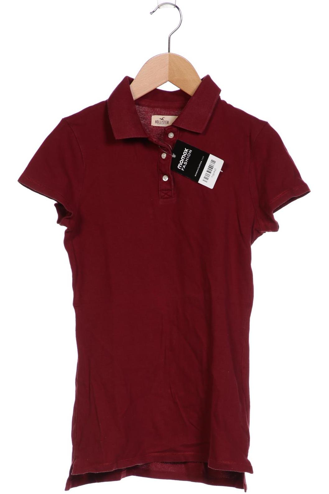 

Hollister Damen Poloshirt, bordeaux, Gr. 36