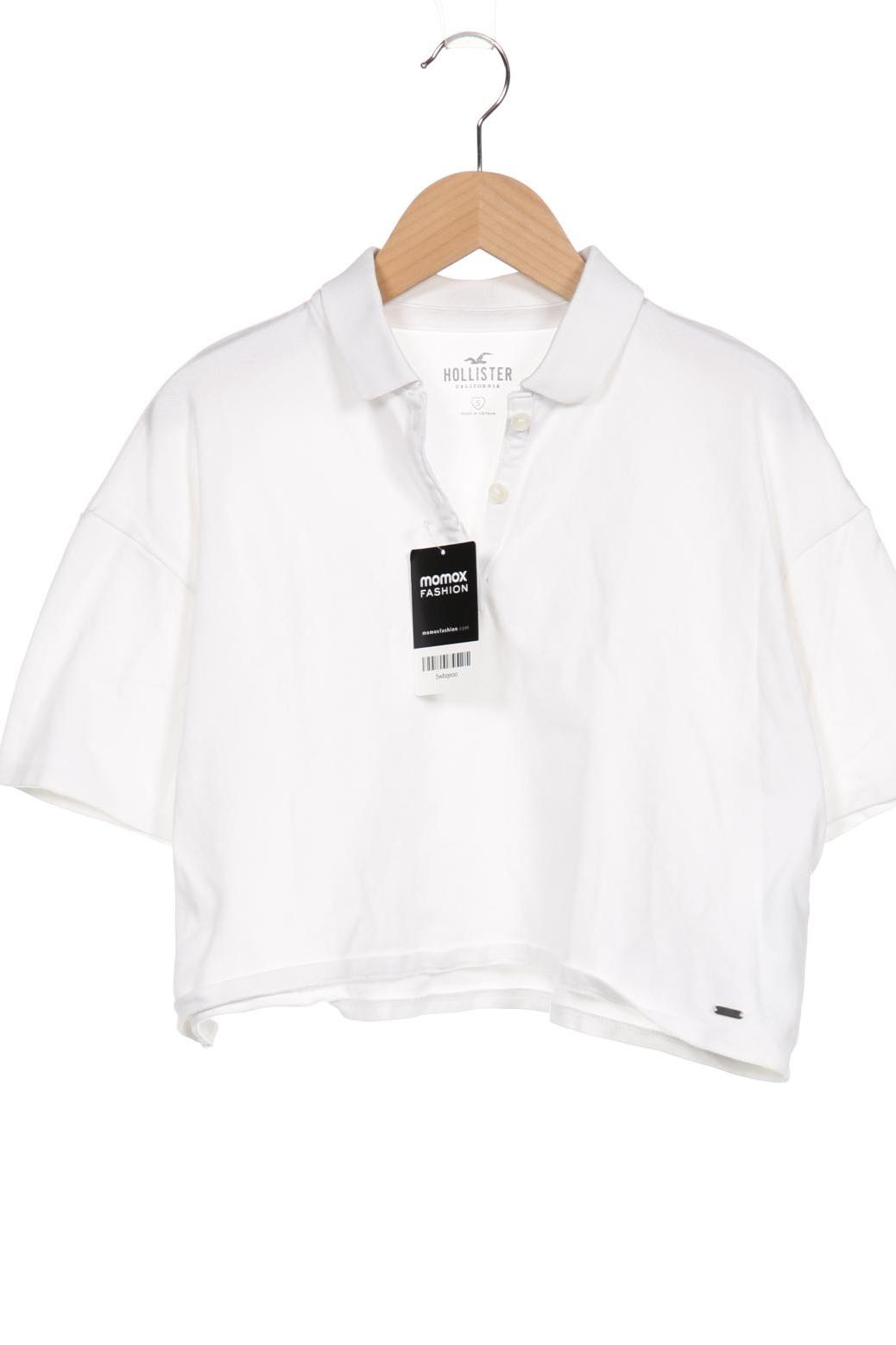 

Hollister Damen Poloshirt, weiß, Gr. 36