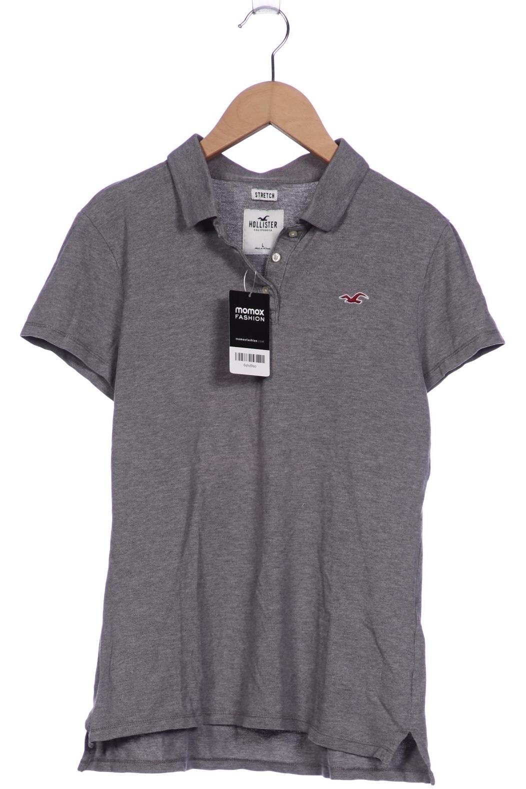 Thumbnail - Hollister Damen Poloshirt, grau, Gr. 42