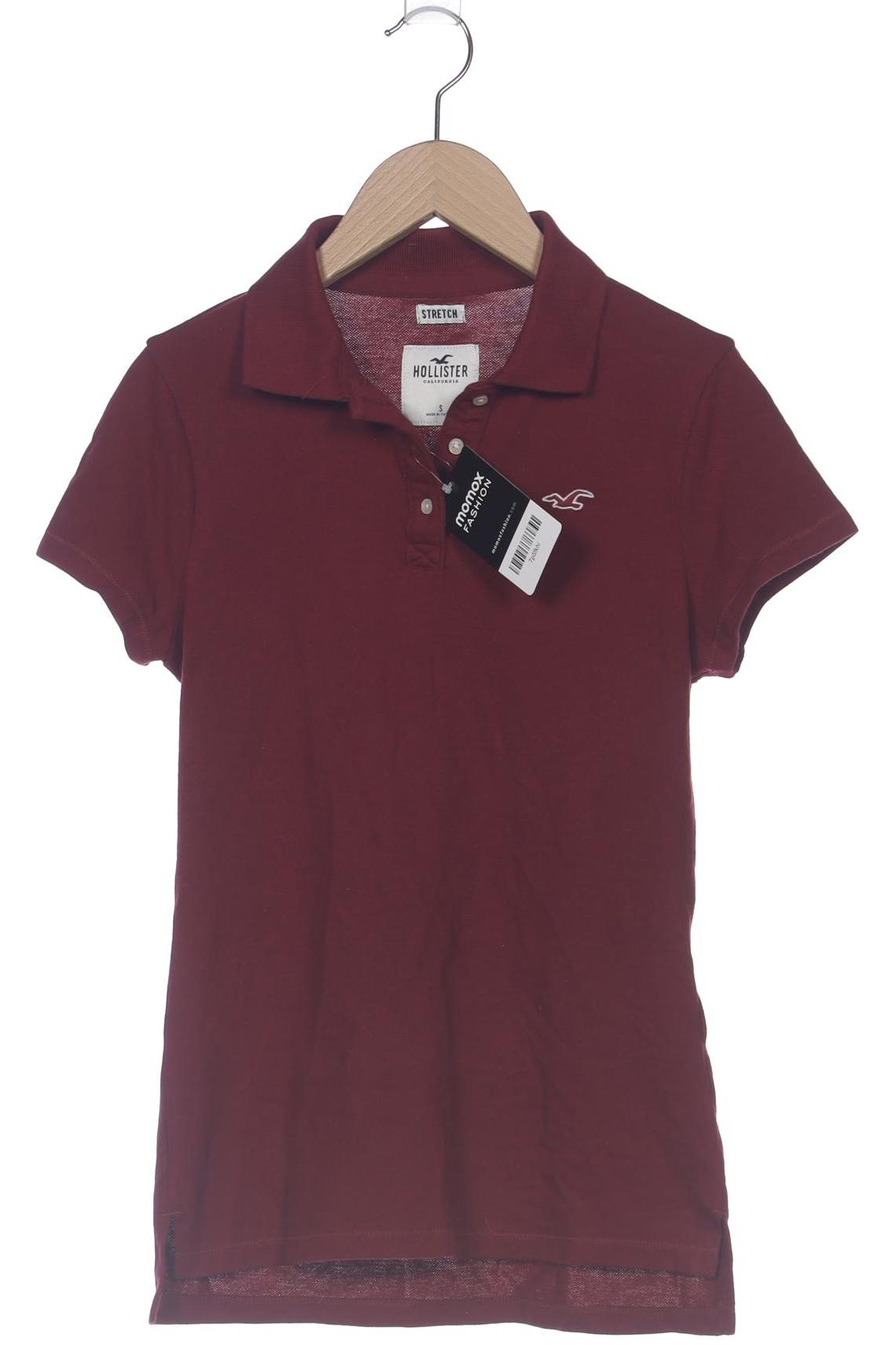 

Hollister Damen Poloshirt, bordeaux, Gr. 36