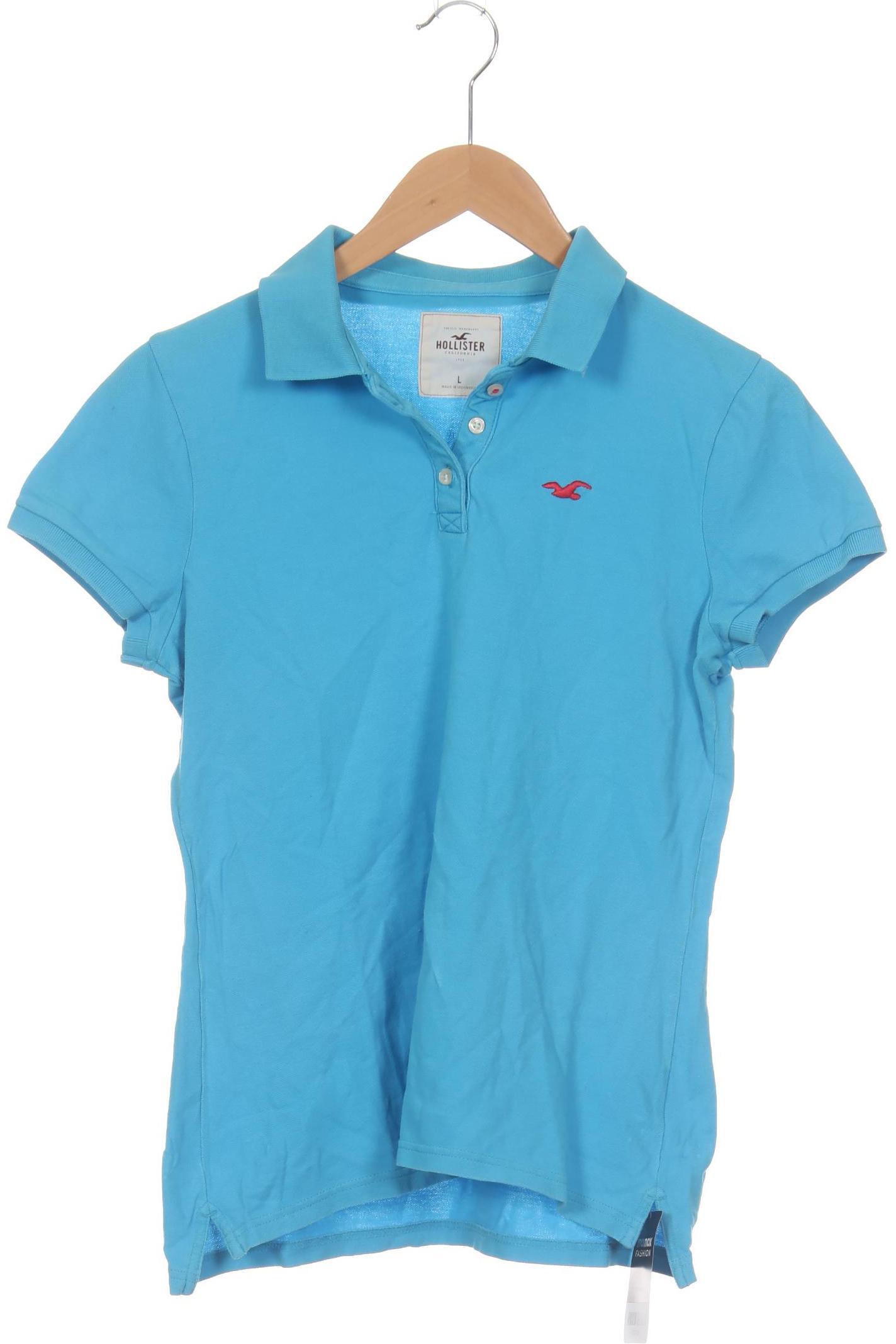 

Hollister Damen Poloshirt, blau, Gr.