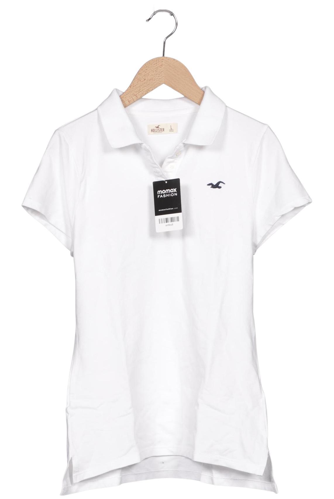 

Hollister Damen Poloshirt, weiß, Gr. 42
