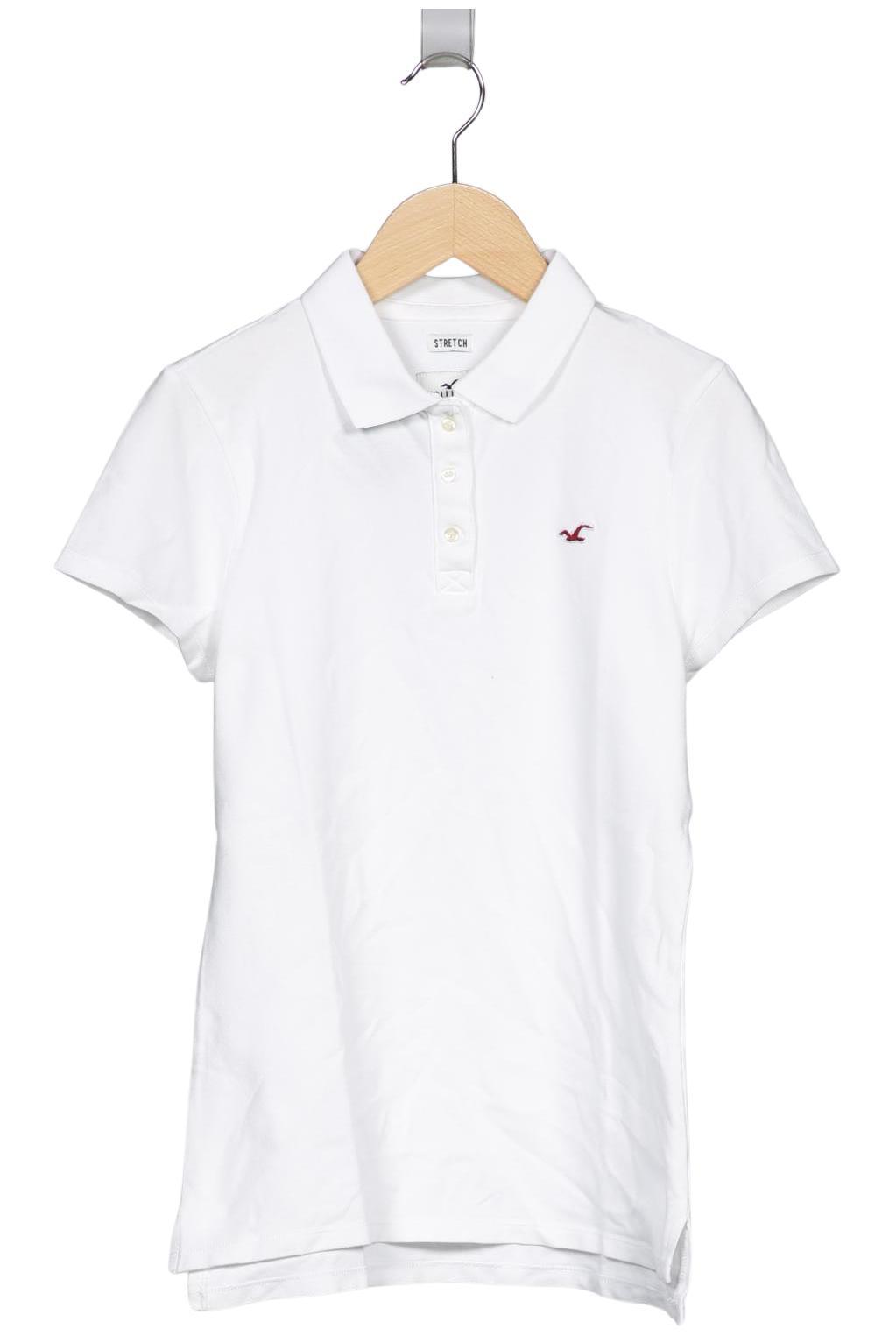 

Hollister Damen Poloshirt, weiß, Gr. 38