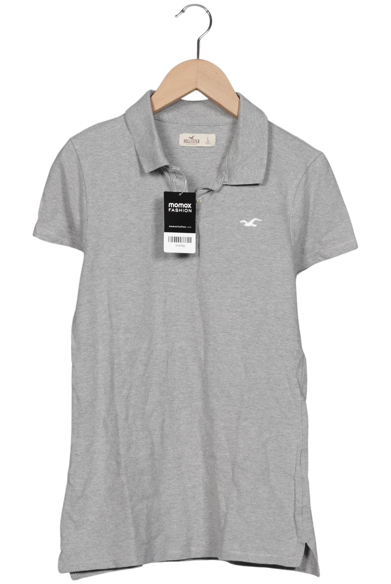 

Hollister Damen Poloshirt, grau, Gr. 42