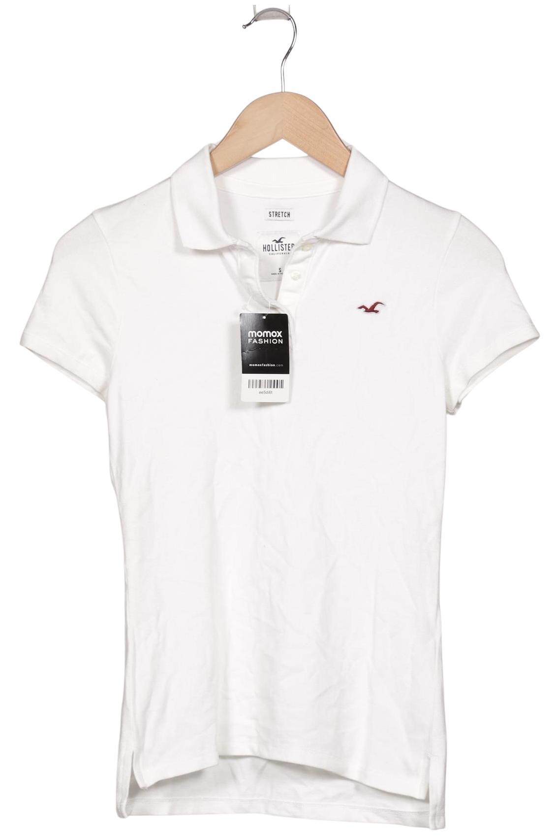 

Hollister Damen Poloshirt, weiß, Gr. 36