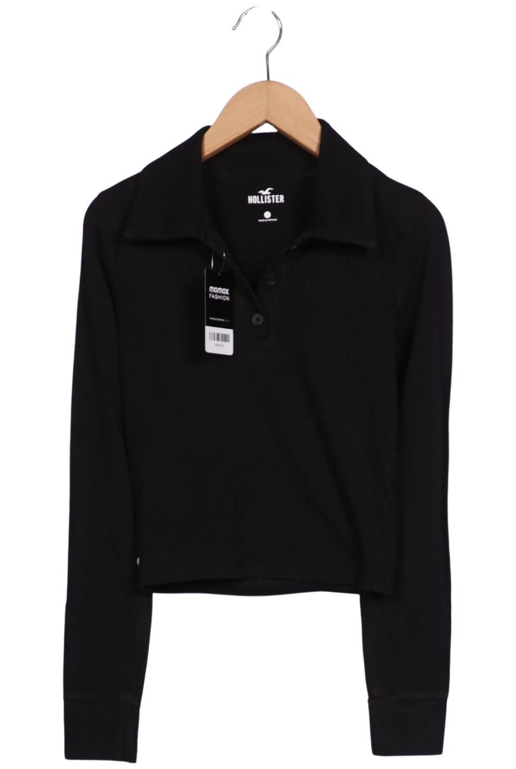 

Hollister Damen Poloshirt, schwarz, Gr. 36