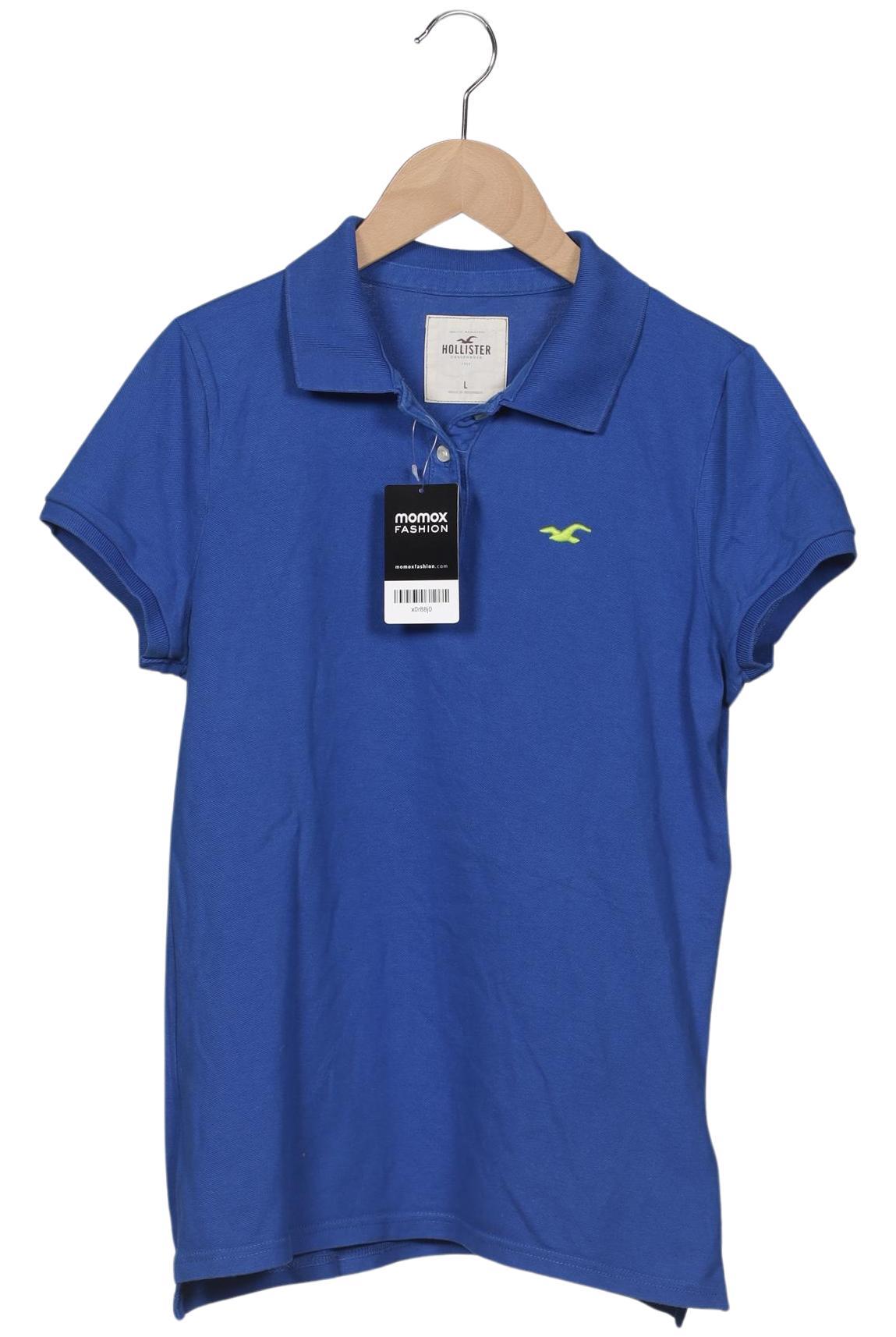 

Hollister Damen Poloshirt, blau, Gr. 42