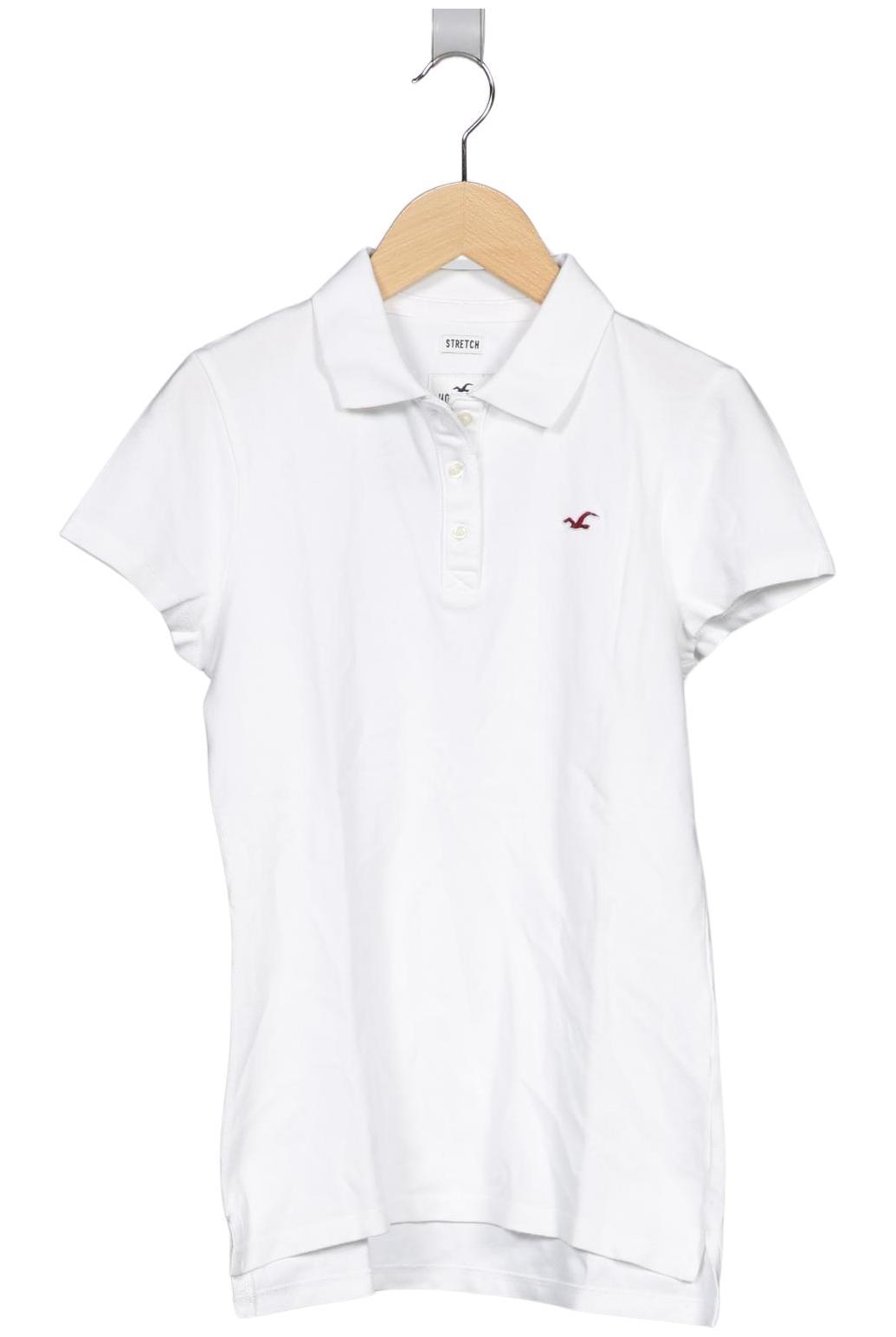 

Hollister Damen Poloshirt, weiß, Gr. 38