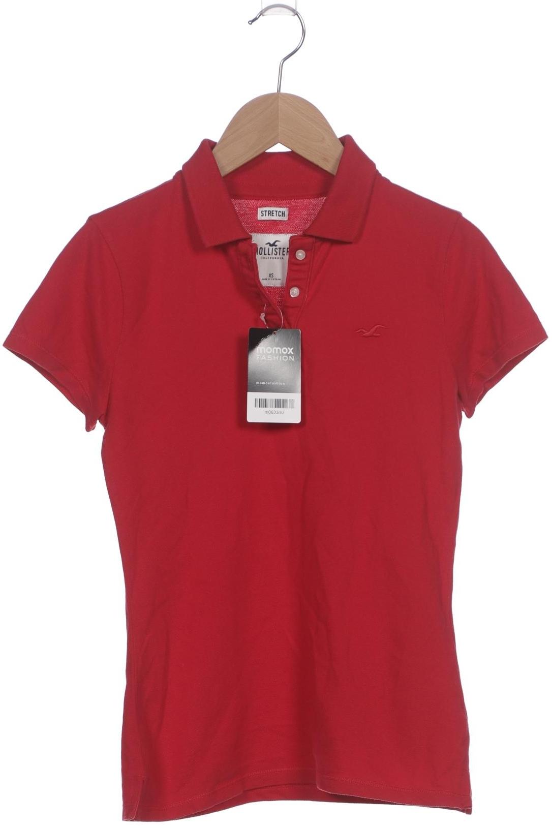 

Hollister Damen Poloshirt, rot, Gr. 34