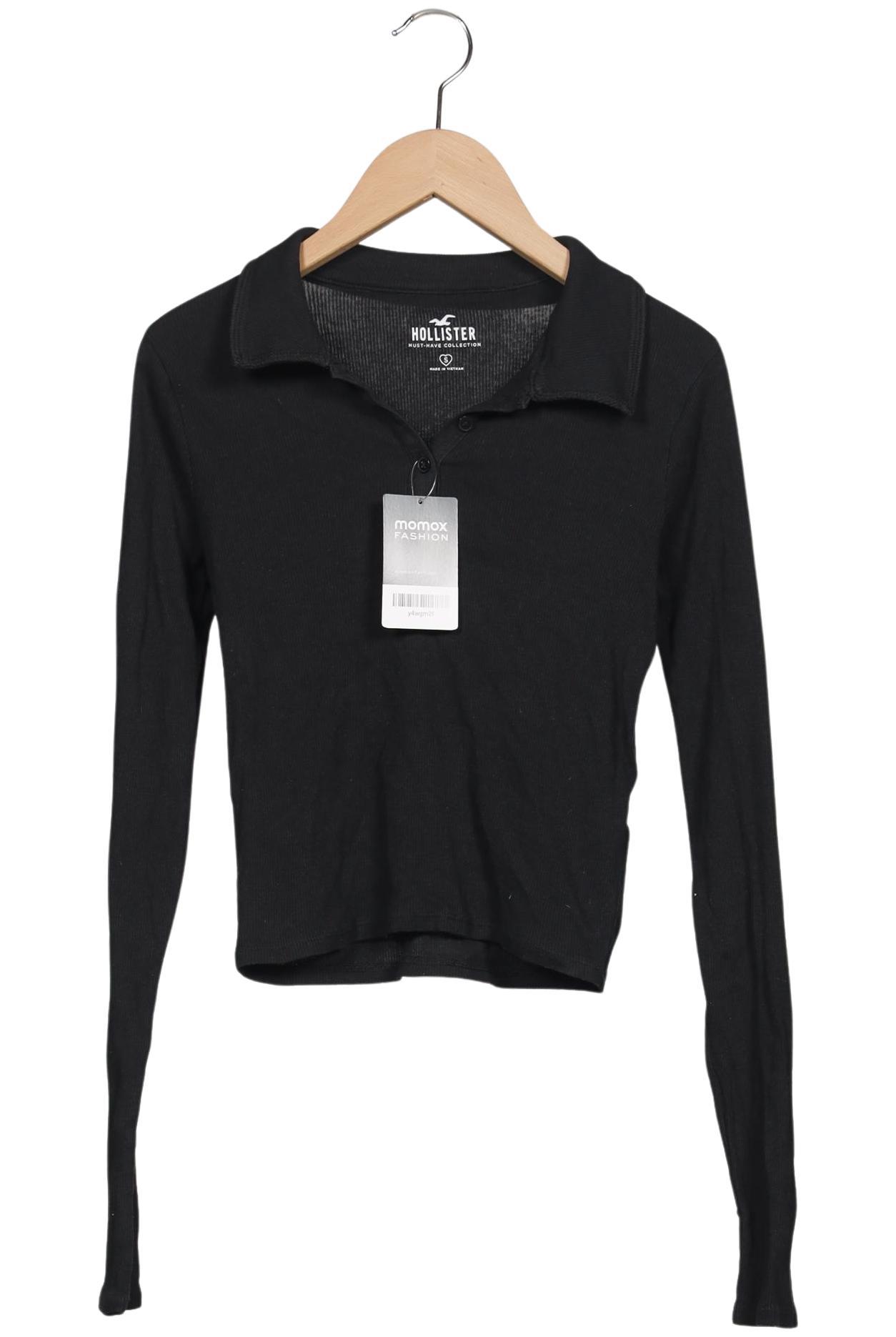 

Hollister Damen Poloshirt, schwarz, Gr. 36