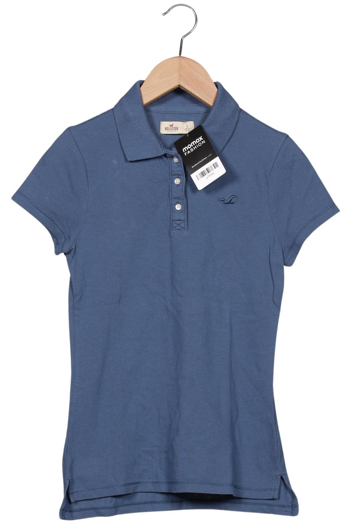 

Hollister Damen Poloshirt, blau, Gr. 36