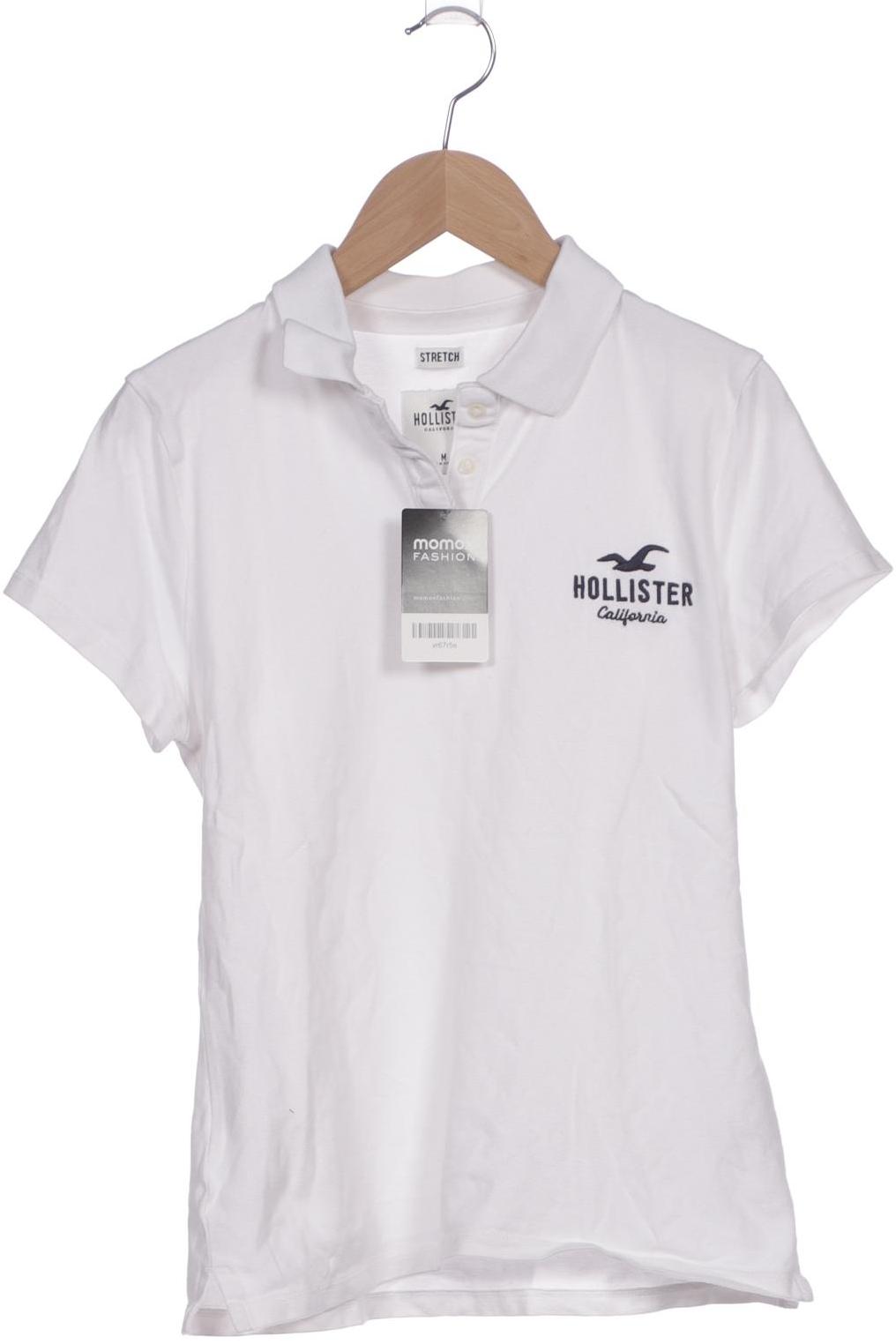 

Hollister Damen Poloshirt, weiß, Gr. 38