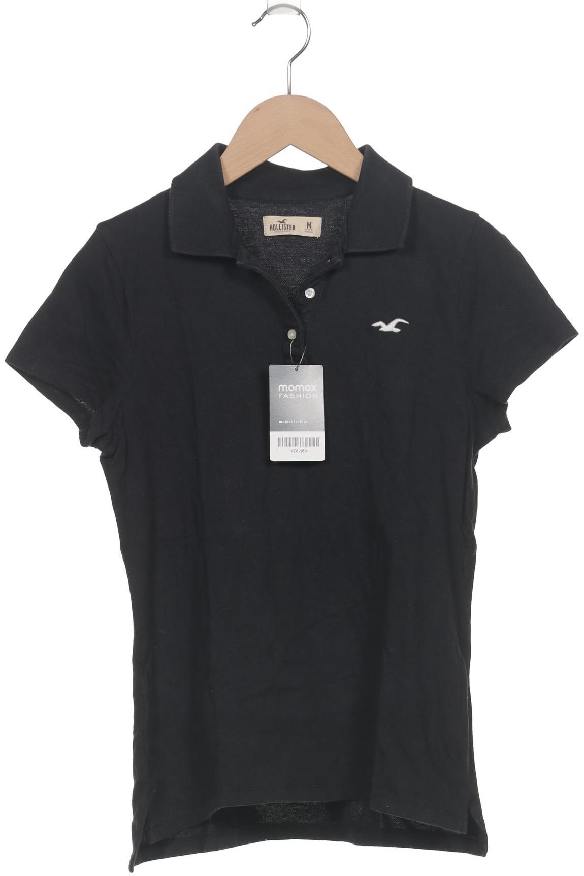 

Hollister Damen Poloshirt, schwarz, Gr. 38