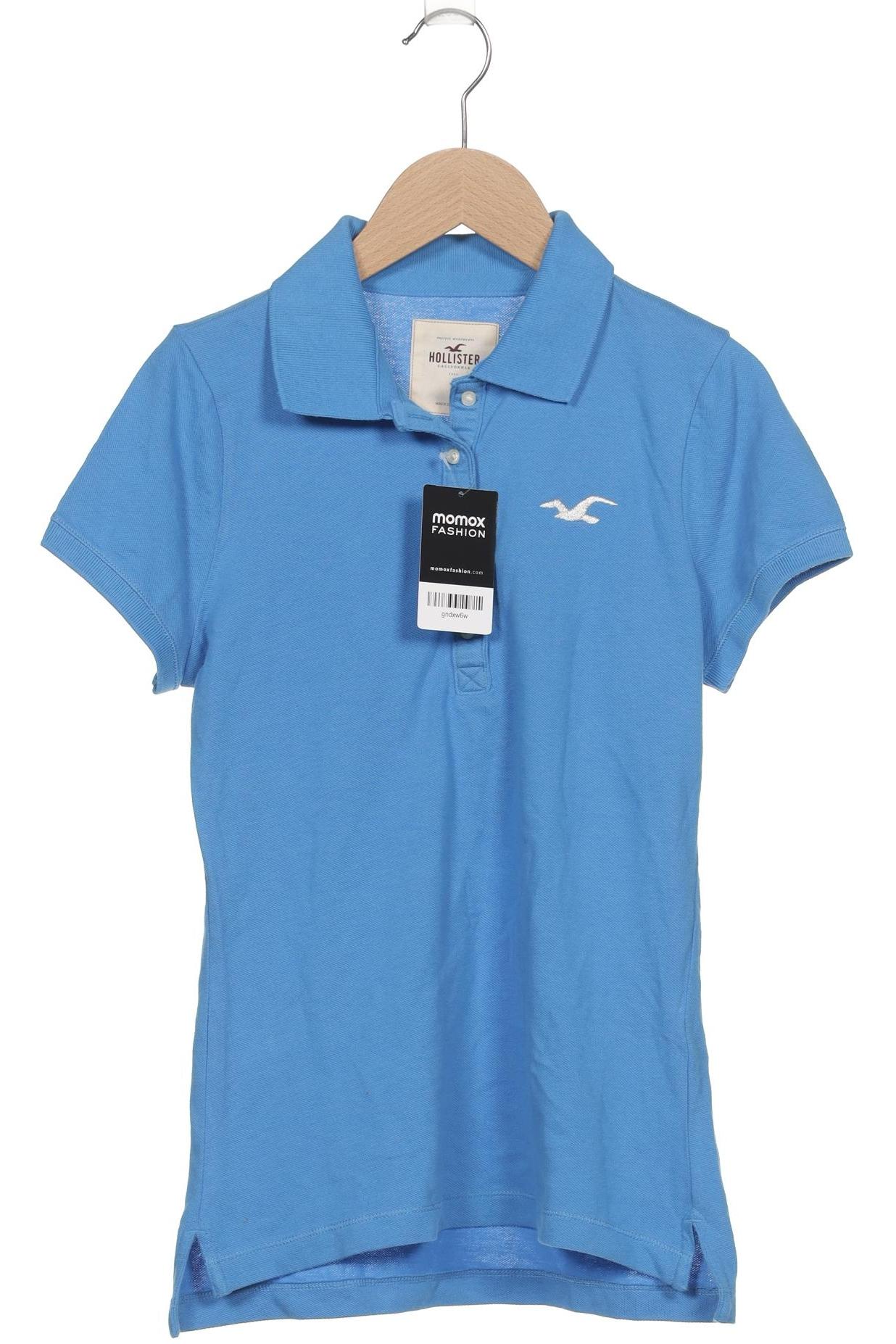 

Hollister Damen Poloshirt, blau, Gr. 38