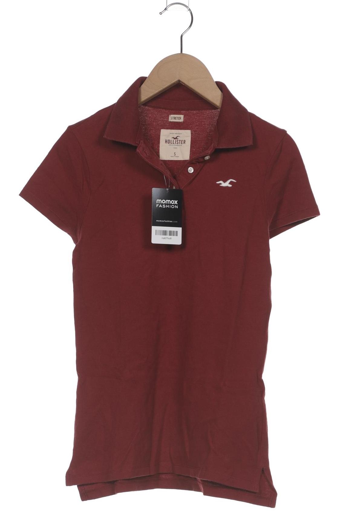 

Hollister Damen Poloshirt, bordeaux, Gr. 36