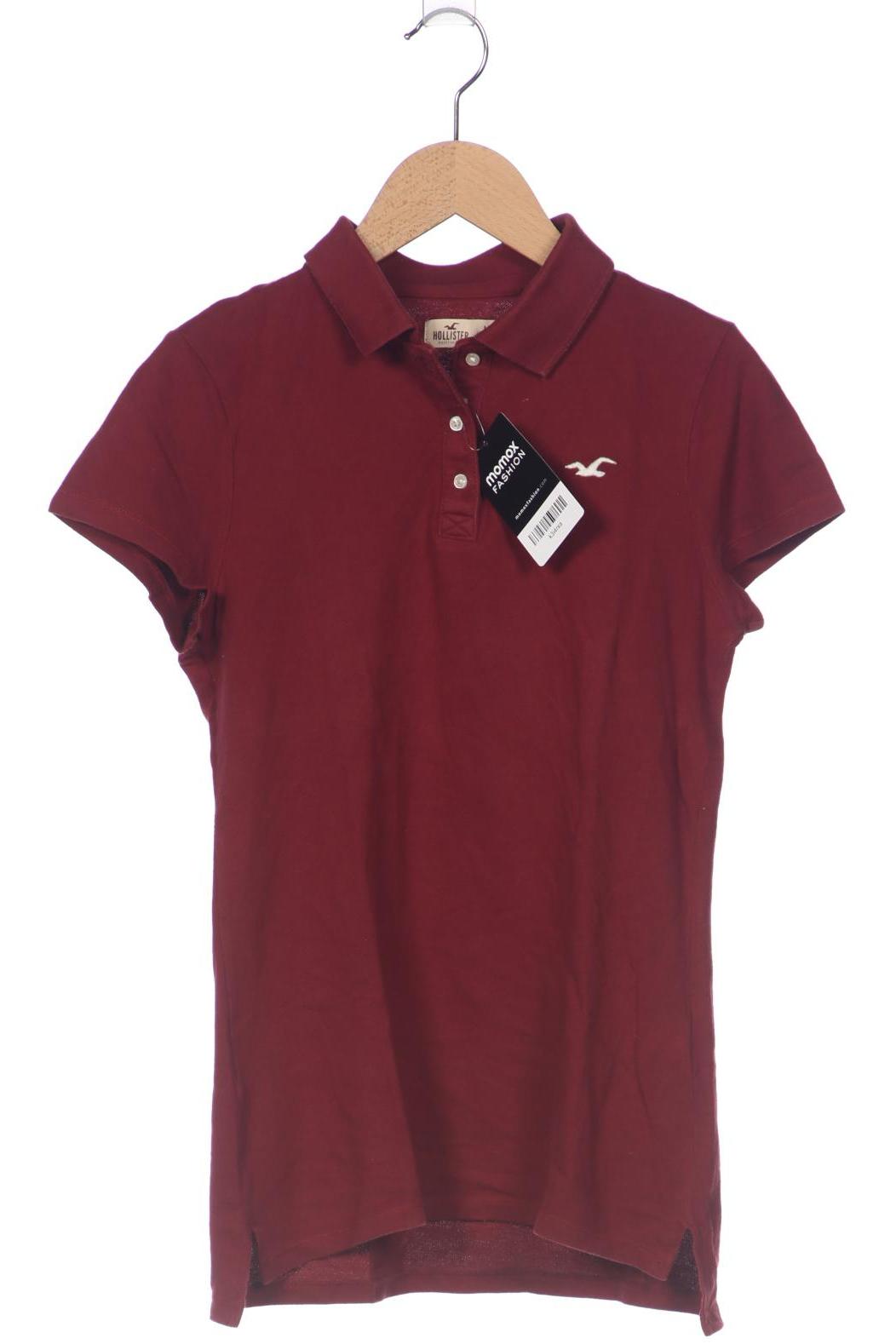 

Hollister Damen Poloshirt, bordeaux, Gr. 38