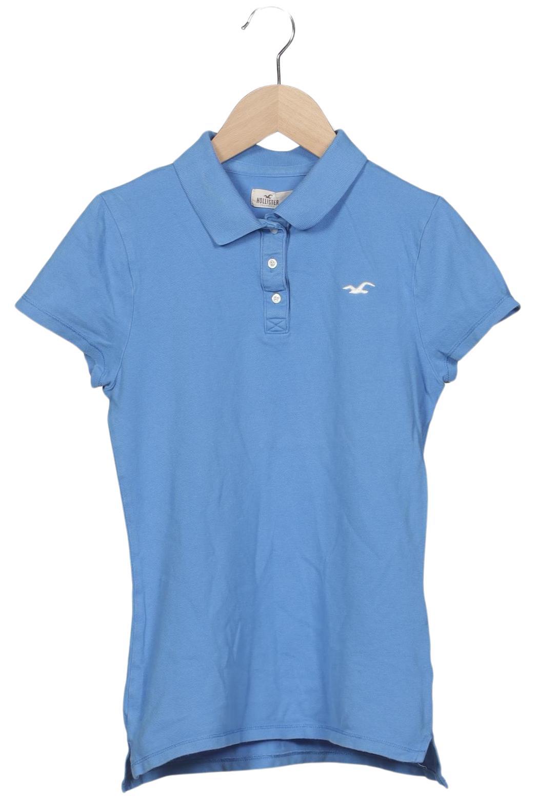 

Hollister Damen Poloshirt, hellblau, Gr. 38