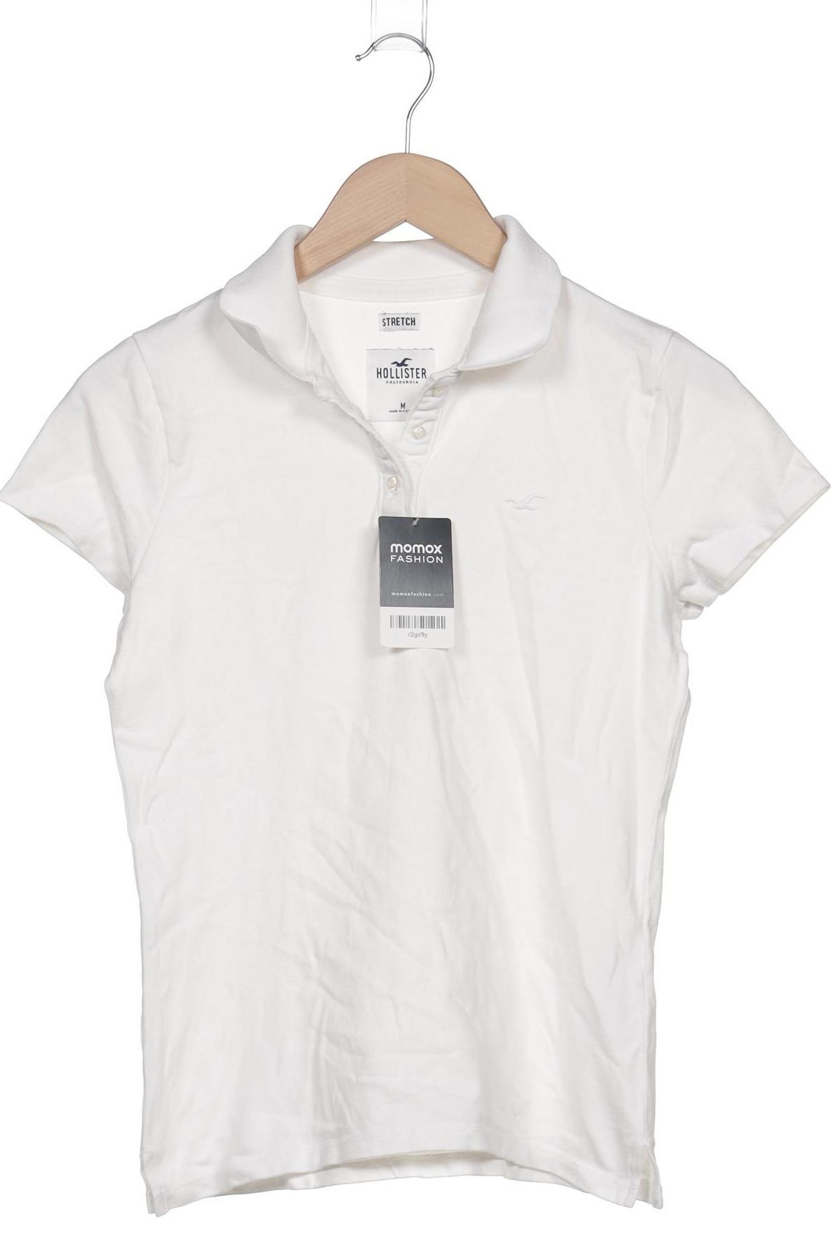 

Hollister Damen Poloshirt, weiß, Gr. 38