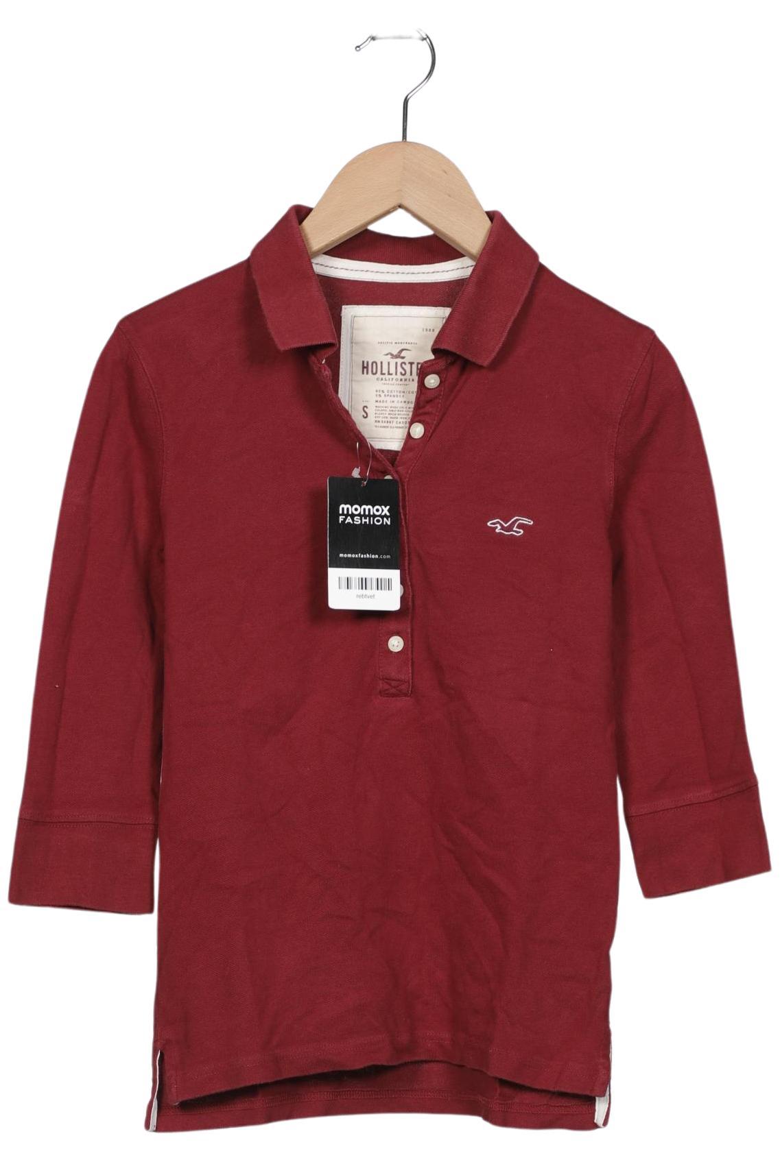 

Hollister Damen Poloshirt, bordeaux, Gr. 36