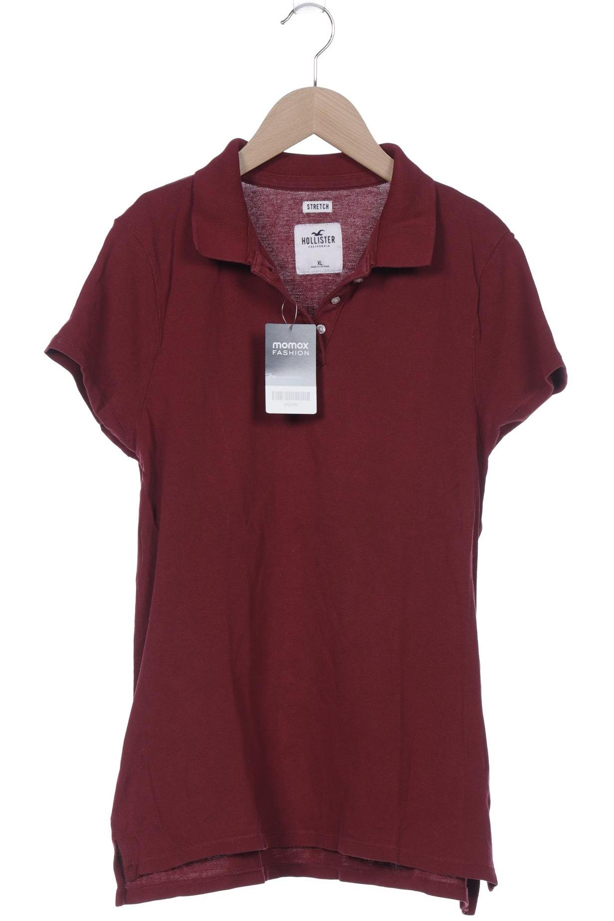 

Hollister Damen Poloshirt, bordeaux, Gr. 44