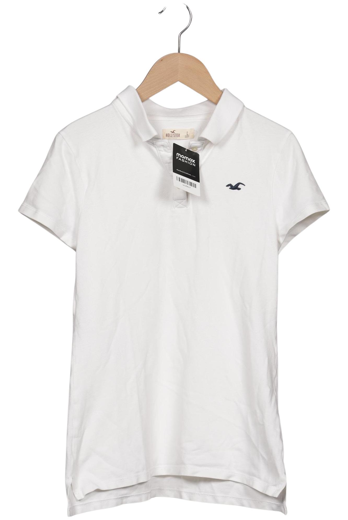 

Hollister Damen Poloshirt, cremeweiß, Gr. 42