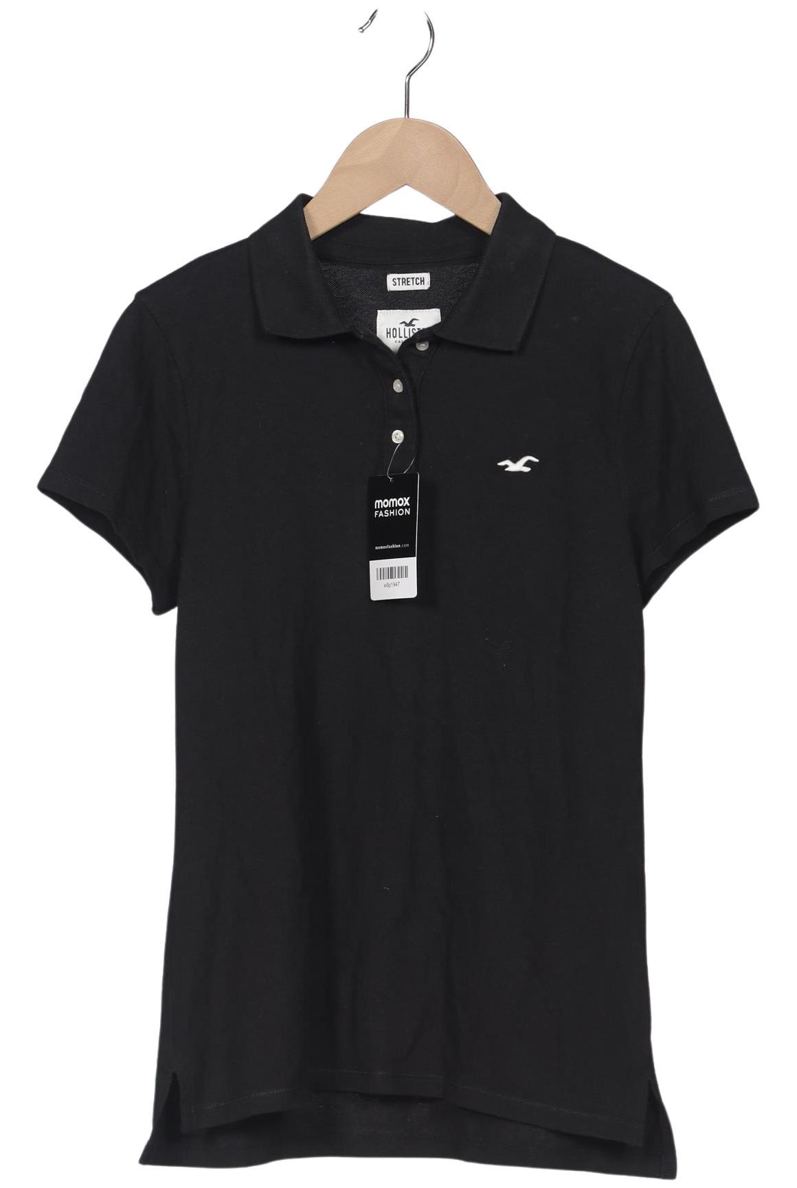 

Hollister Damen Poloshirt, schwarz, Gr. 38