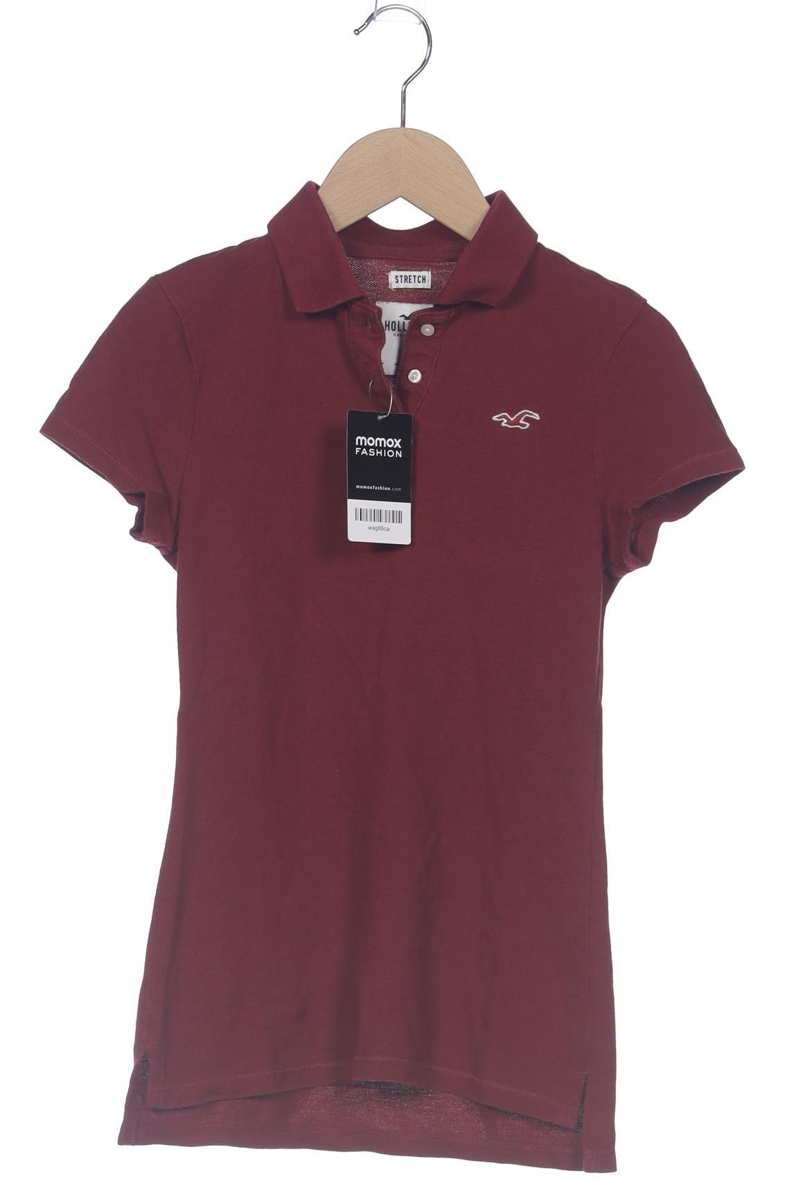 

Hollister Damen Poloshirt, bordeaux, Gr. 34