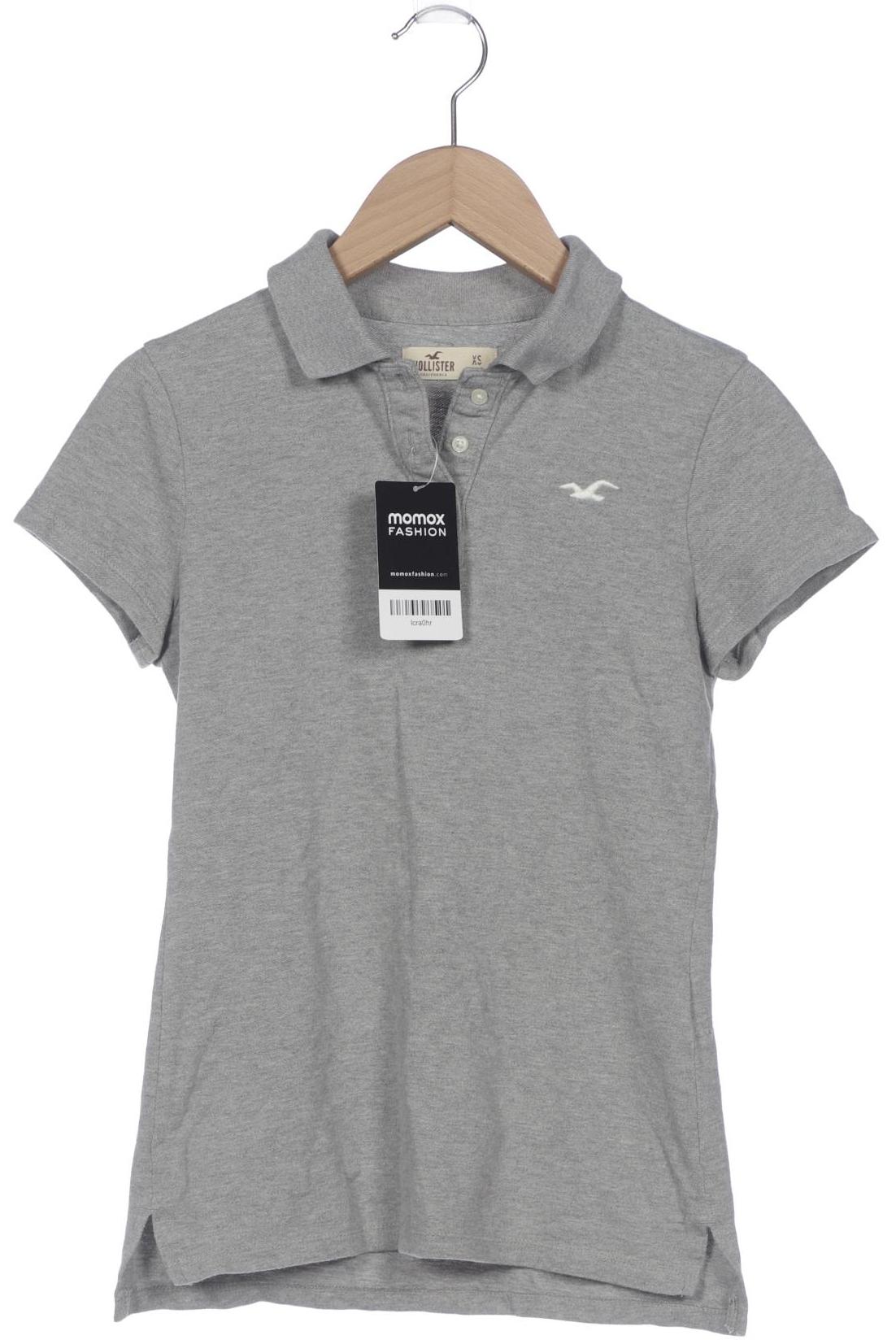

Hollister Damen Poloshirt, grau, Gr. 34