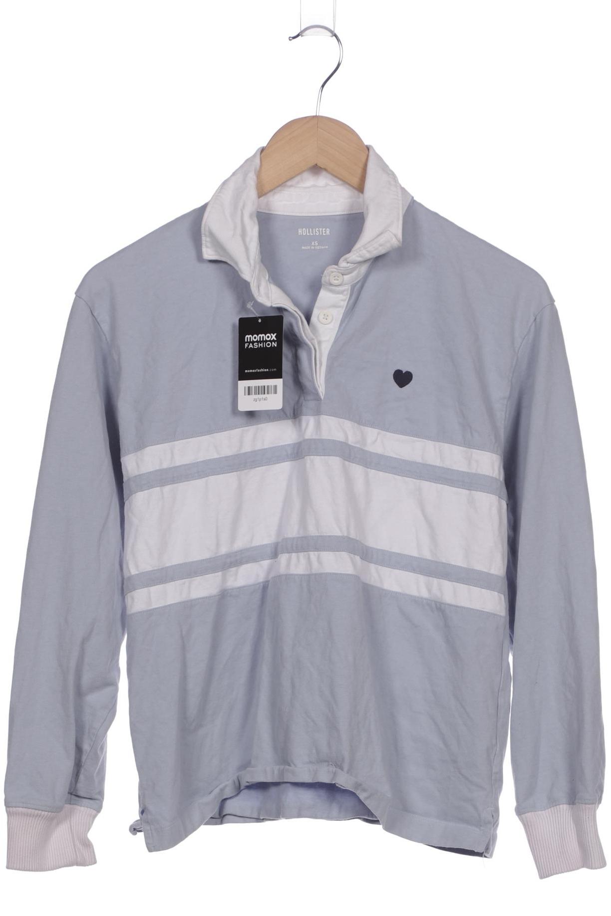 

Hollister Damen Poloshirt, hellblau, Gr. 34