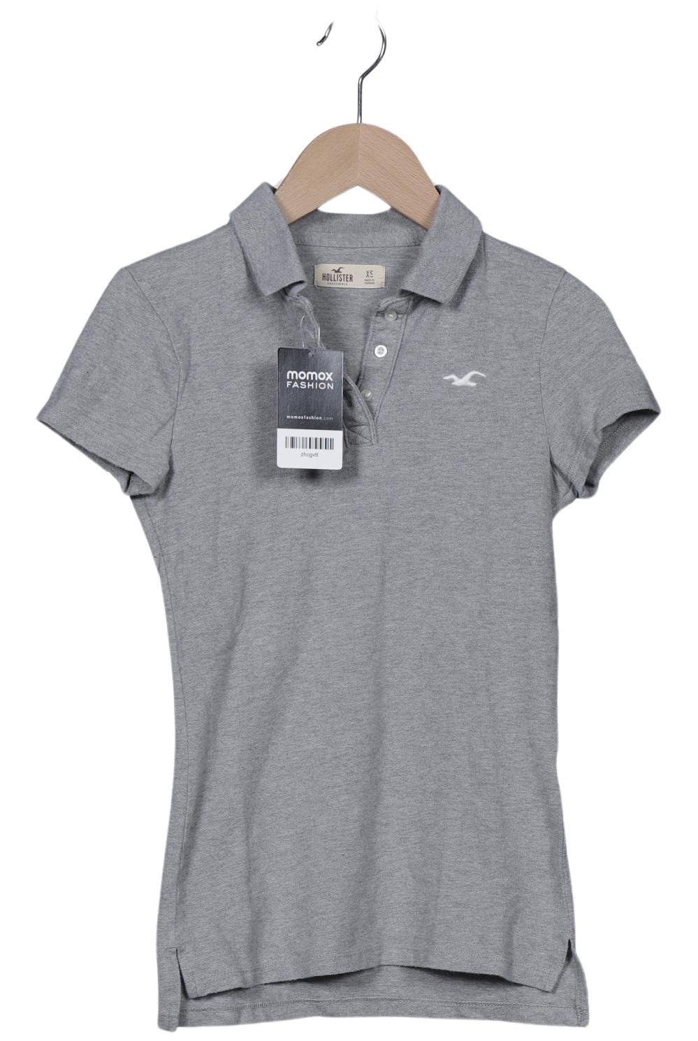 

Hollister Damen Poloshirt, grau, Gr. 34
